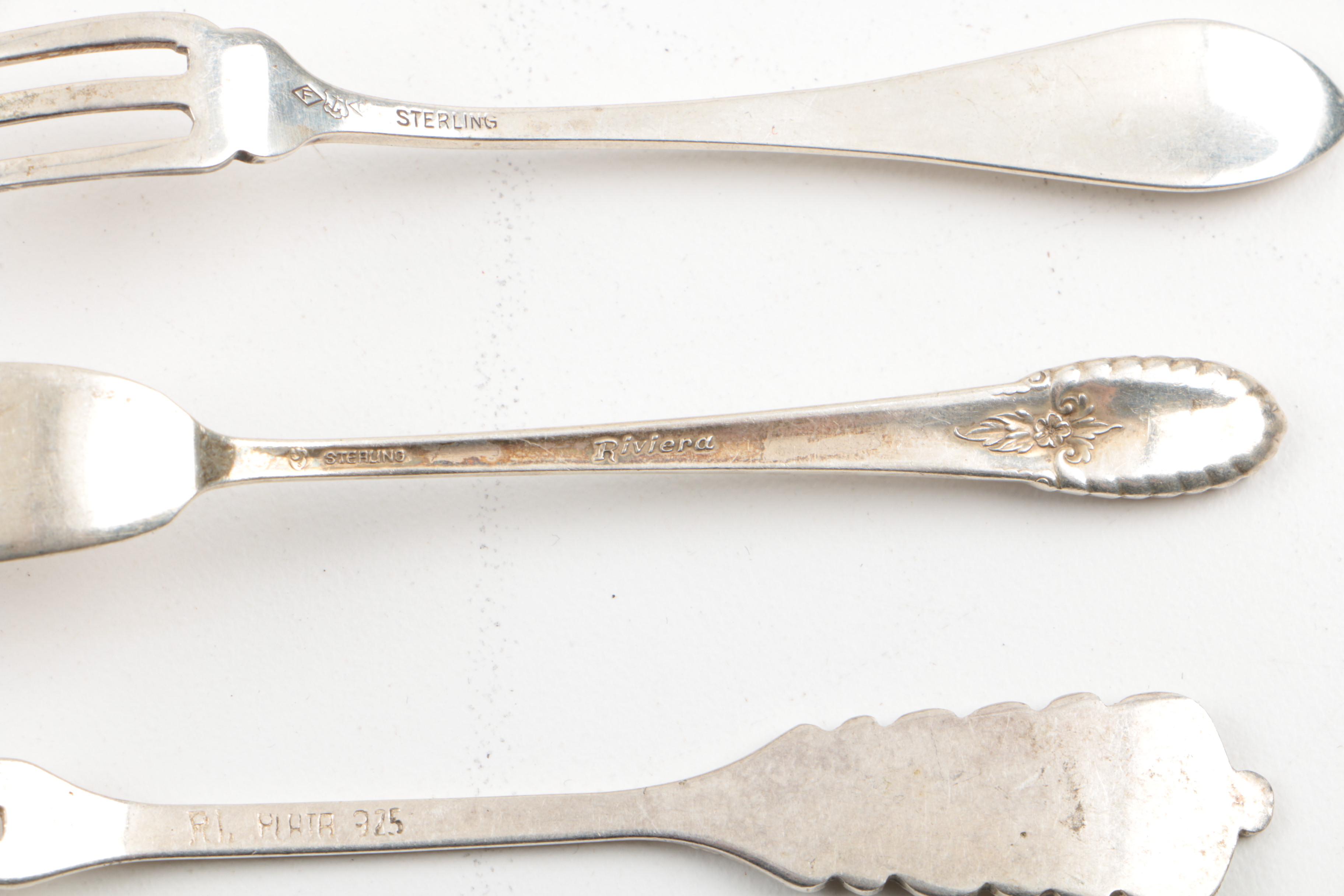 Assorted Vintage Sterling Silver Specialty Flatware