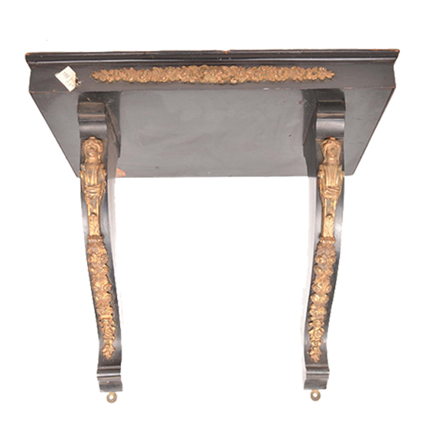 Late 19th Century Ebonized Triple Fusee Bracket Clock