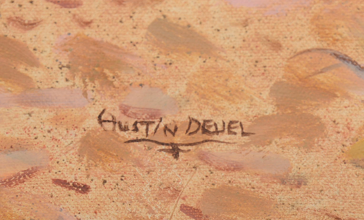 Austin Deuel  Oil Painting on Canvas "On the Run"