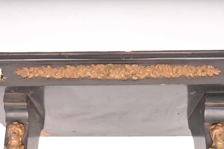 Late 19th Century Ebonized Triple Fusee Bracket Clock