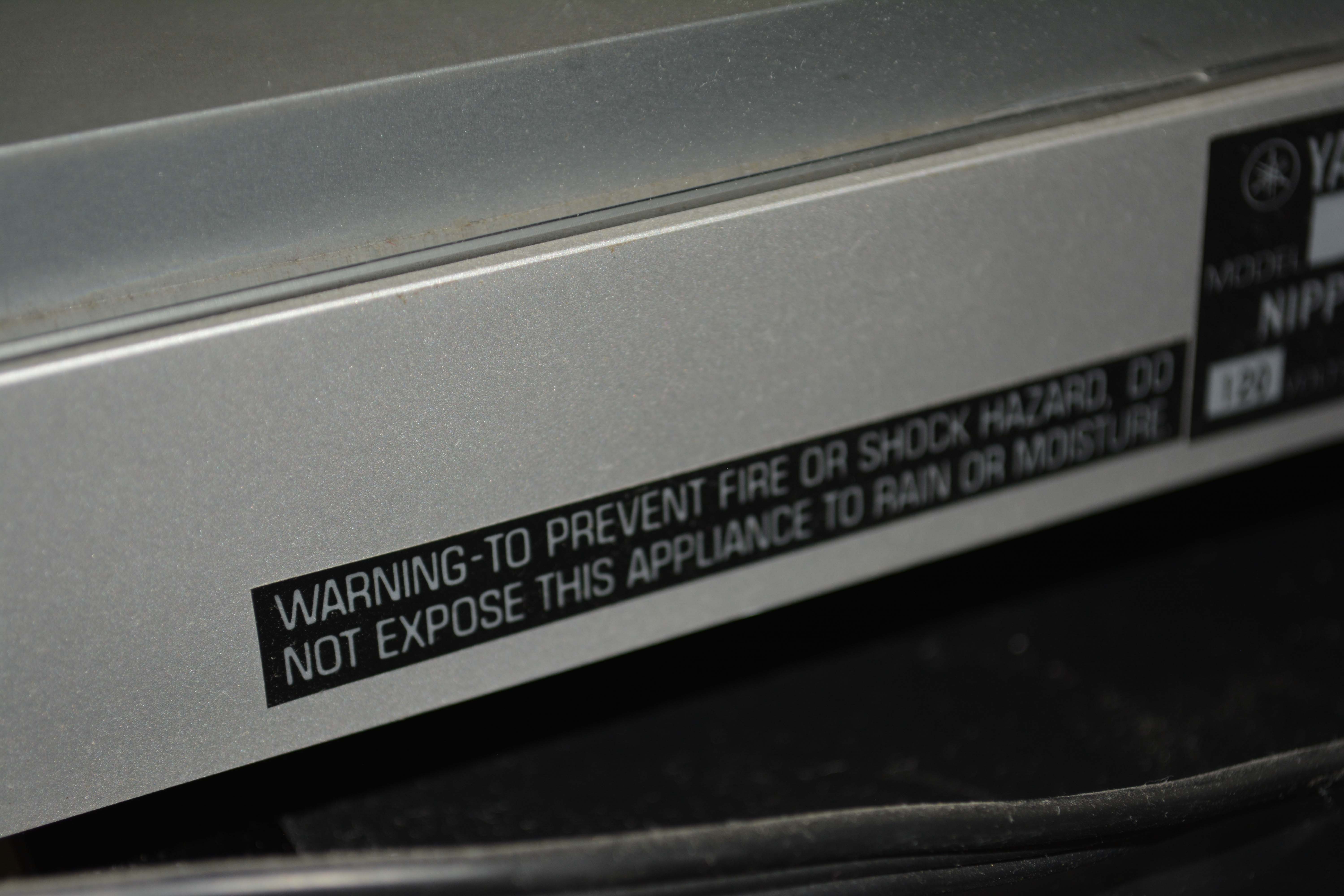 Vintage Yamaha P-300 Turntable with Denon Receiver and Polk Audio Speakers