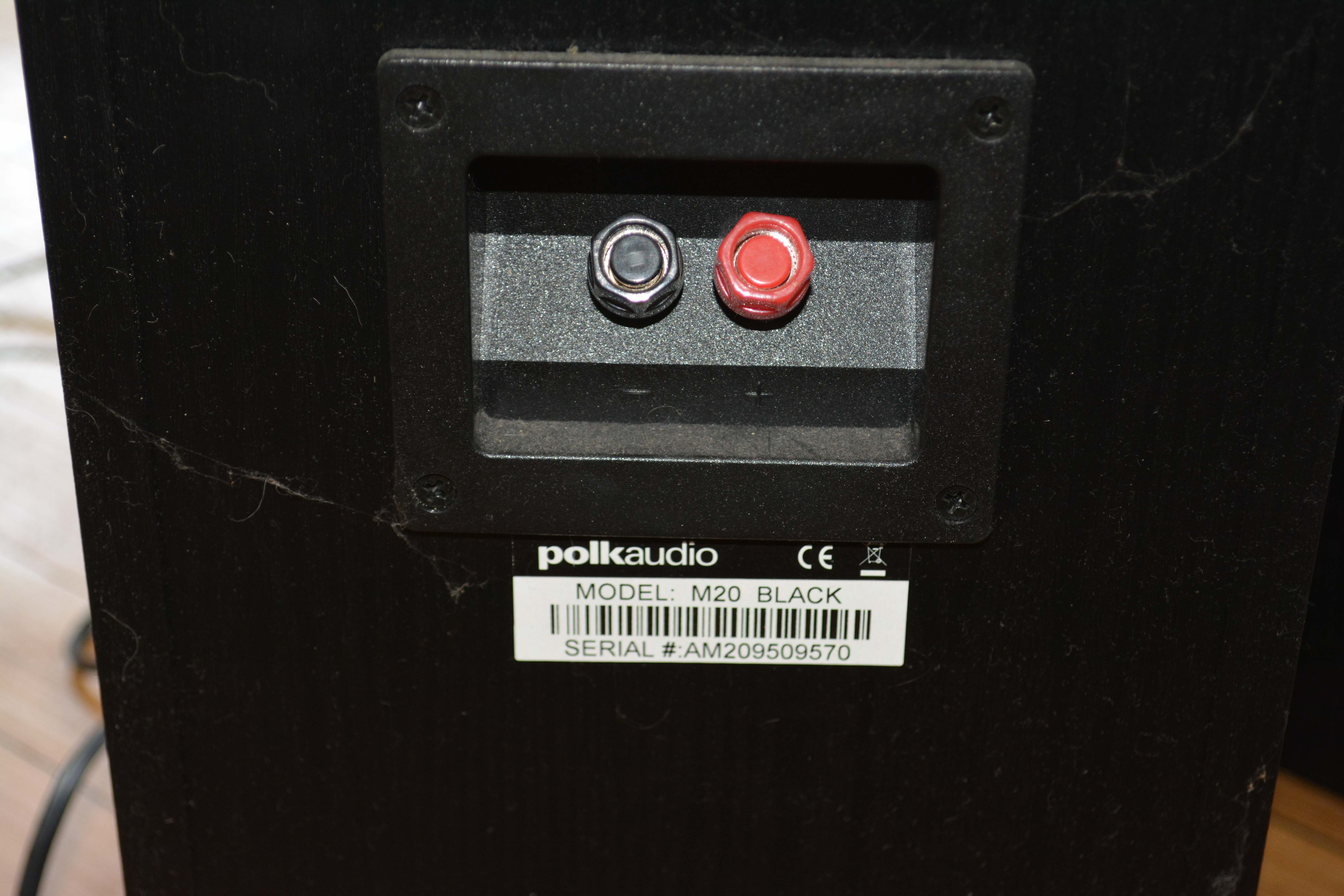 Vintage Yamaha P-300 Turntable with Denon Receiver and Polk Audio Speakers