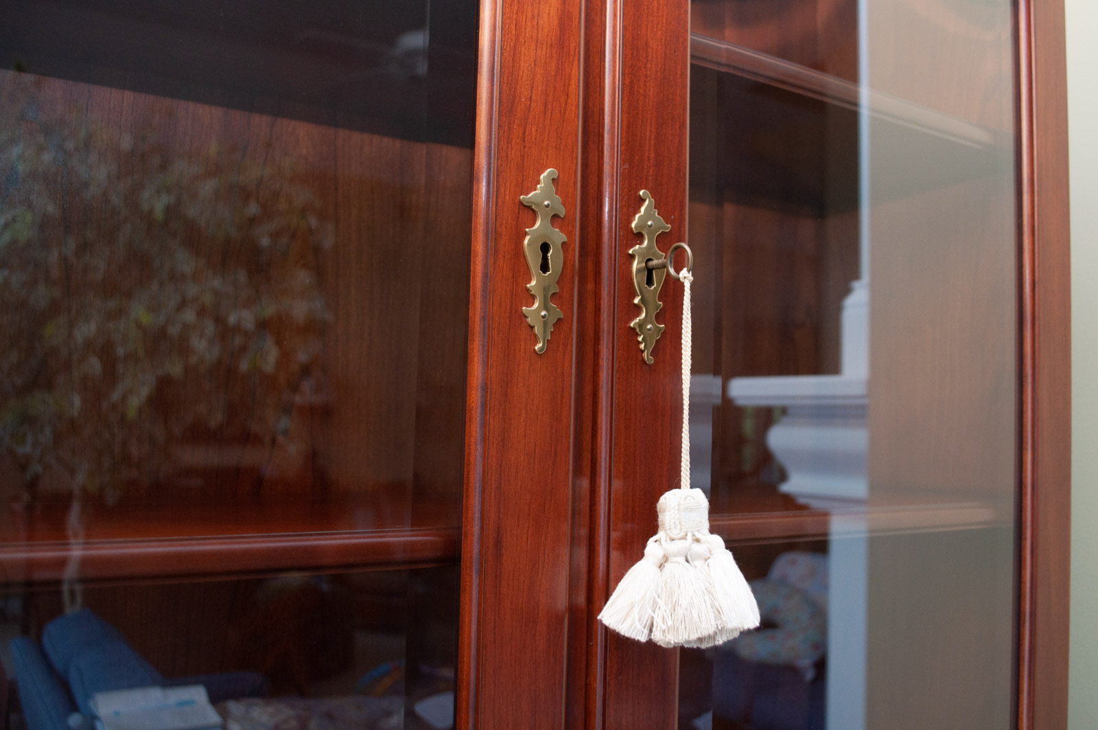 Henkel-Harris Wild Black Cherry "John Hancock" Bookcase Secretary Desk