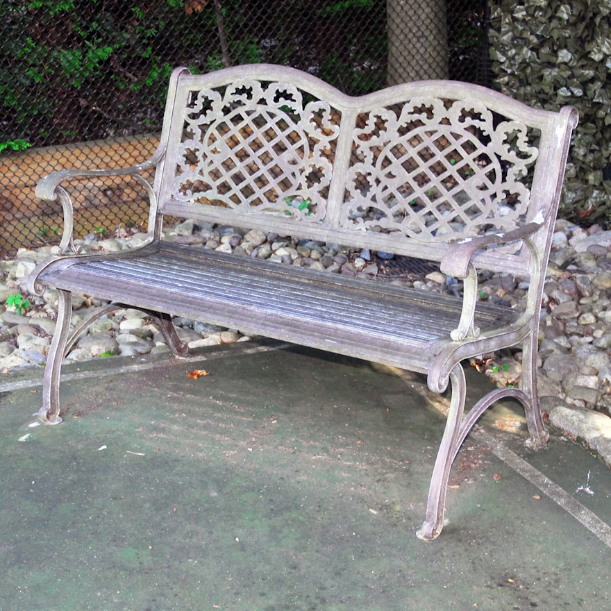 Metal Garden Bench