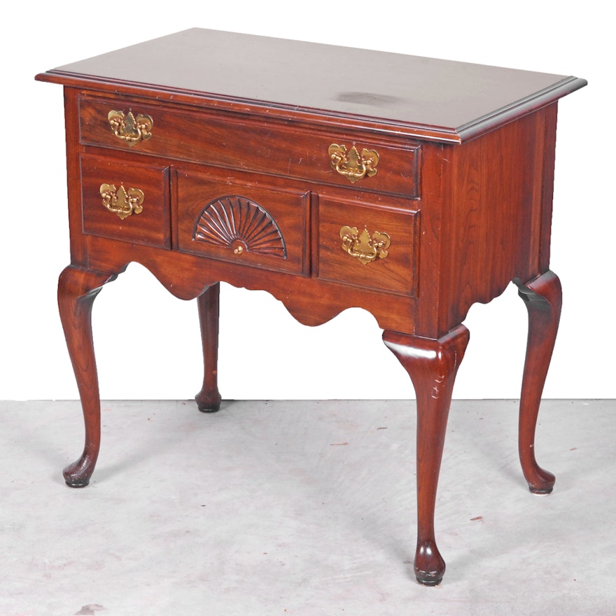 Vintage Queen Anne Style Lowboy by Harden