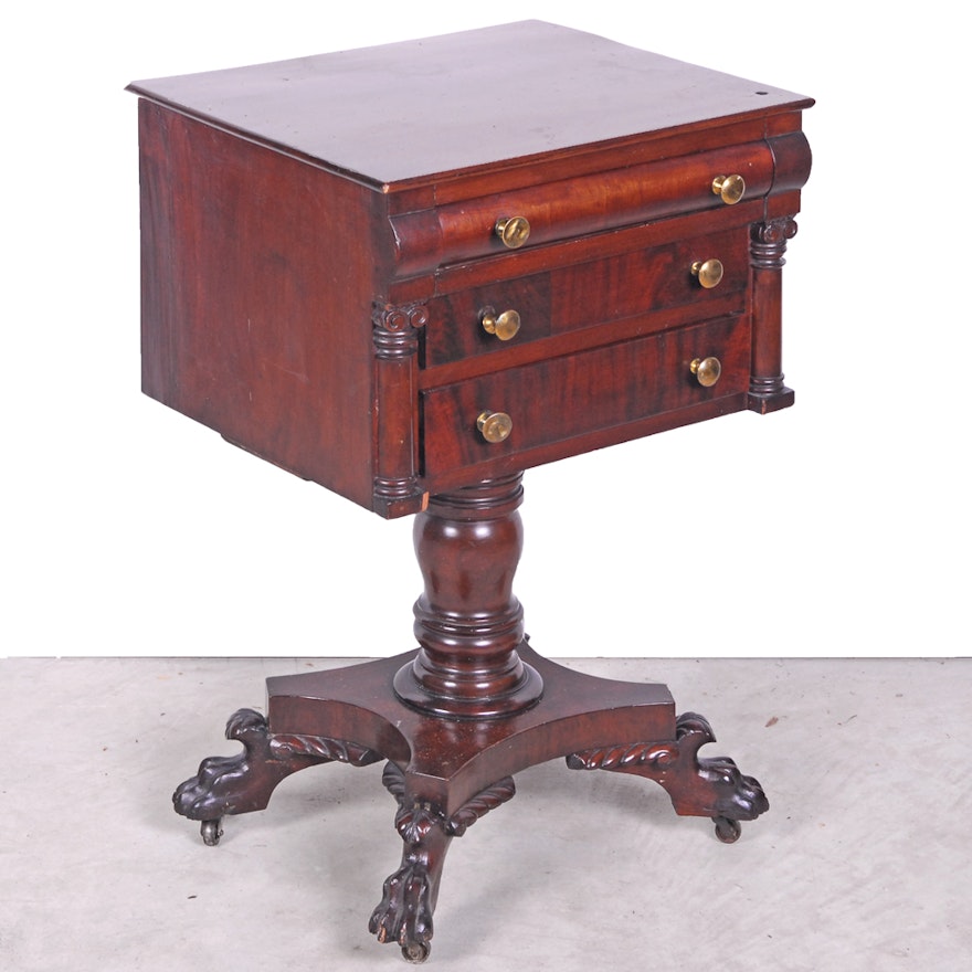 Vintage Mahogany Accent Table