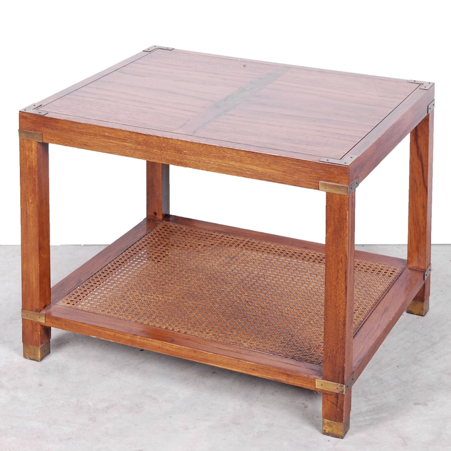 Campaign Style End Table