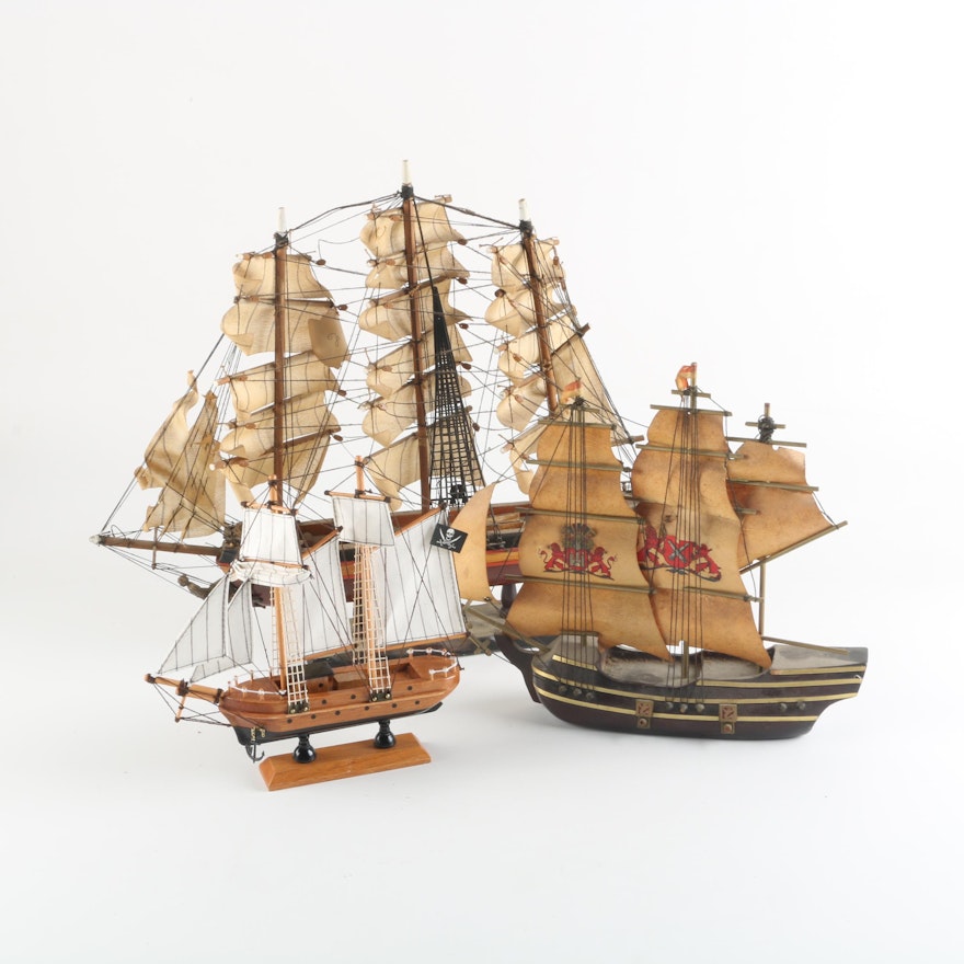 Model Sailing Ships, Including "Cutty Sark"