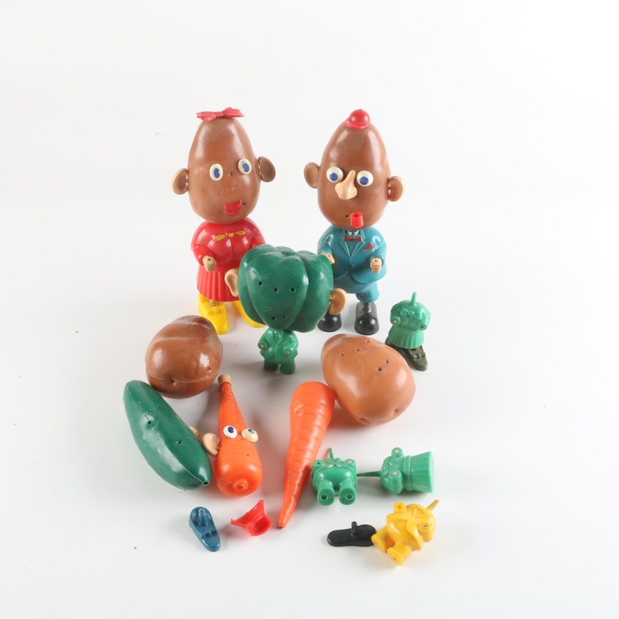 1960s Hasbro Mr. and Mrs. Potato Head Wind-Up Toys and More