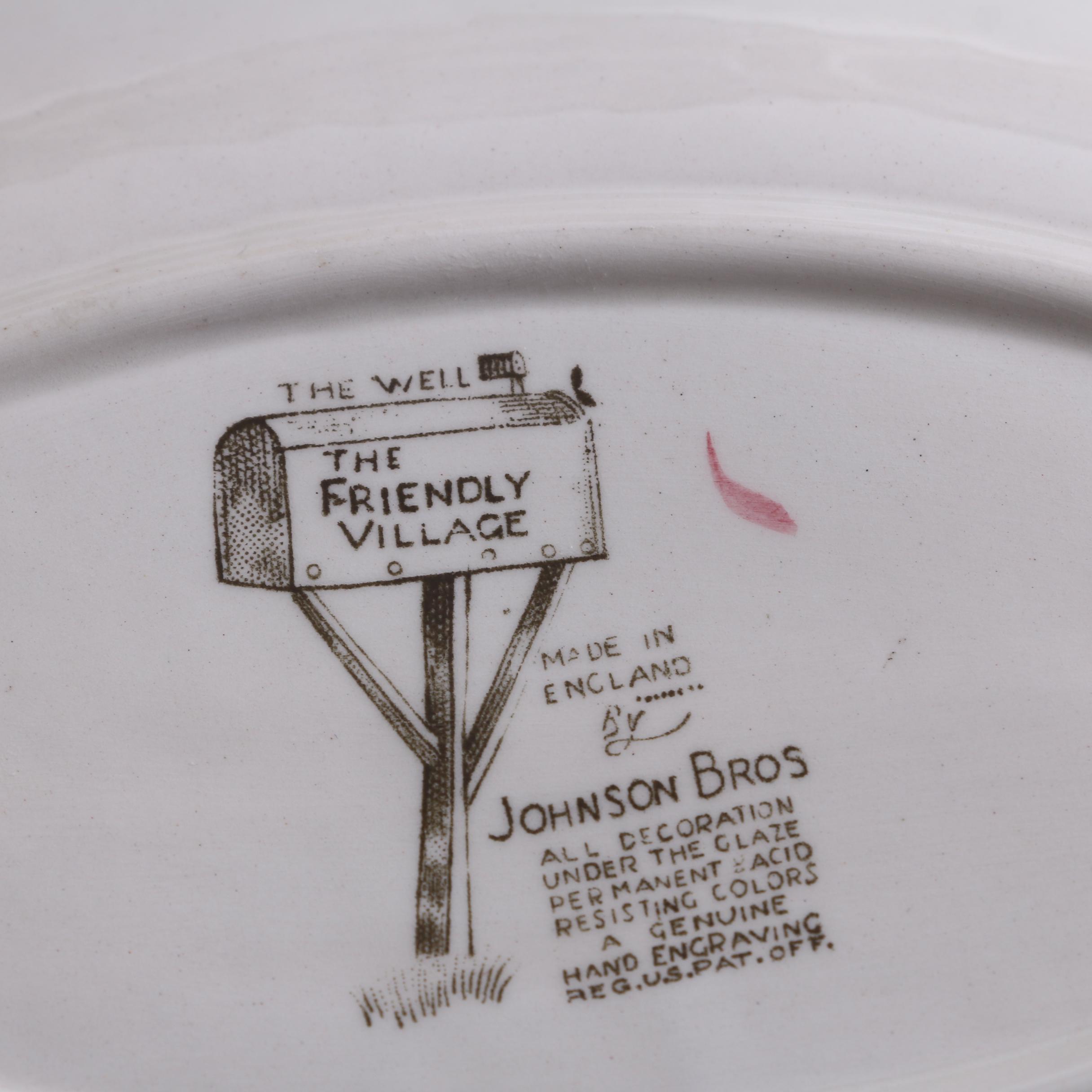 Johnson Brothers "Friendly Village" Earthenware Serveware