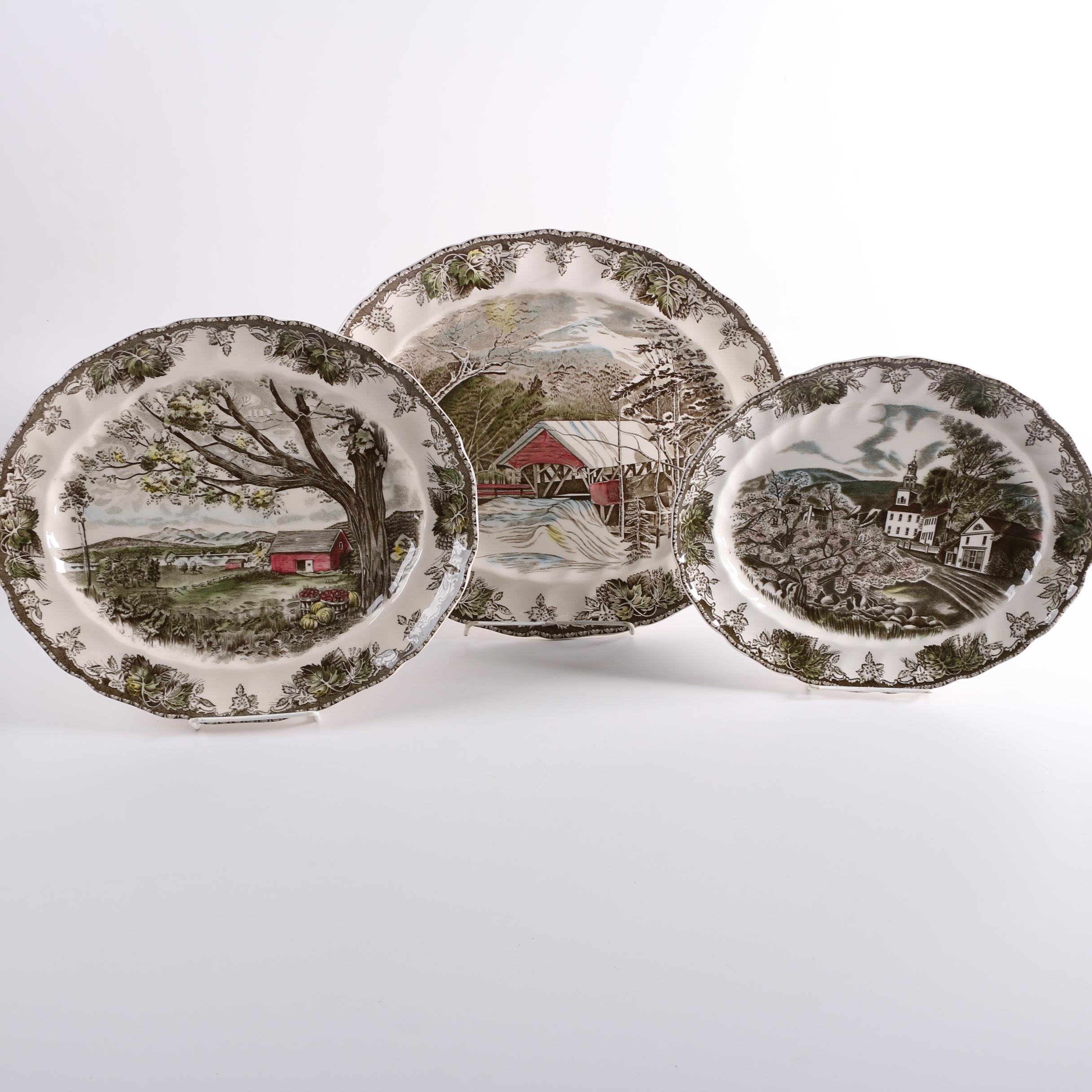 Johnson Brothers "Friendly Village" Earthenware Serveware