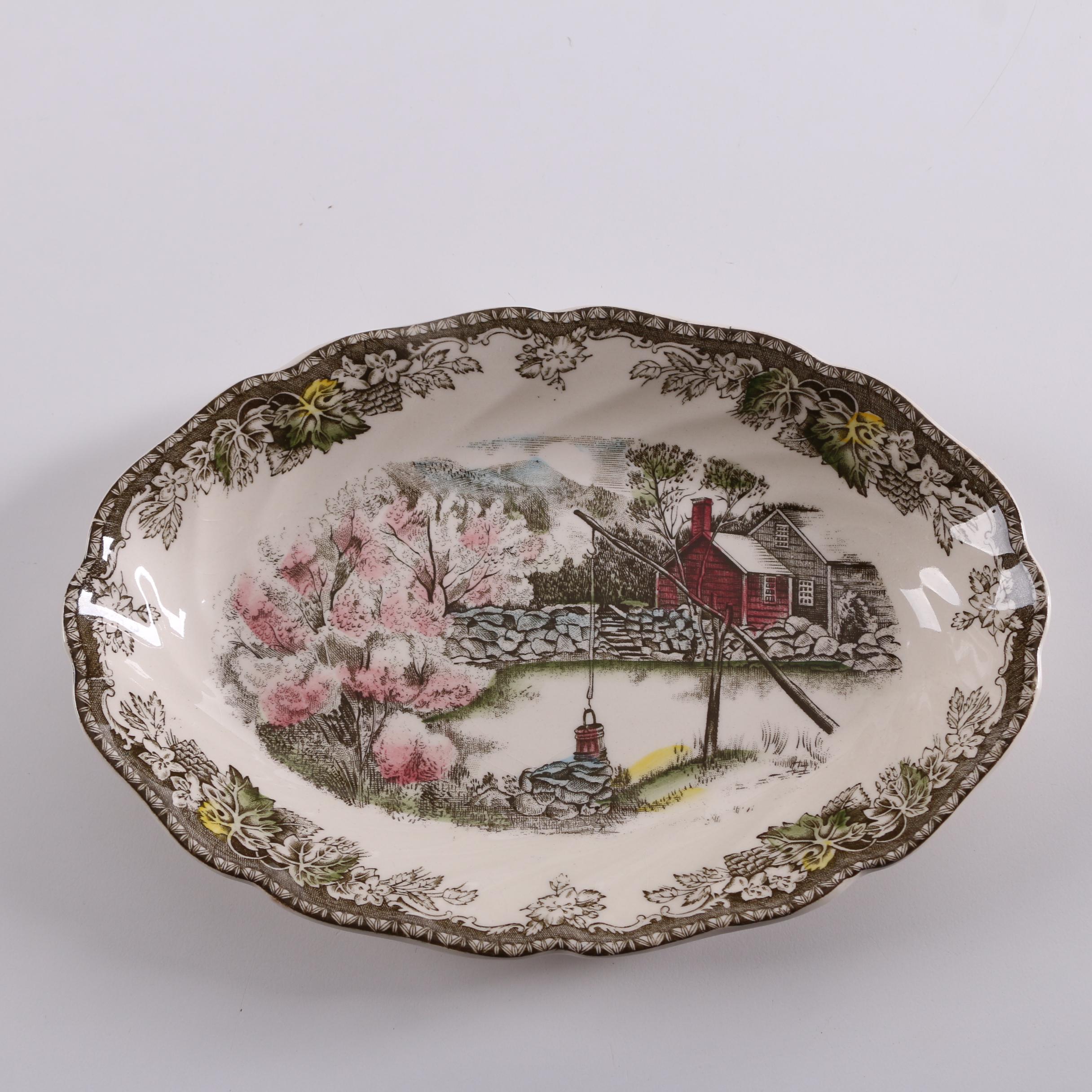 Johnson Brothers "Friendly Village" Earthenware Serveware