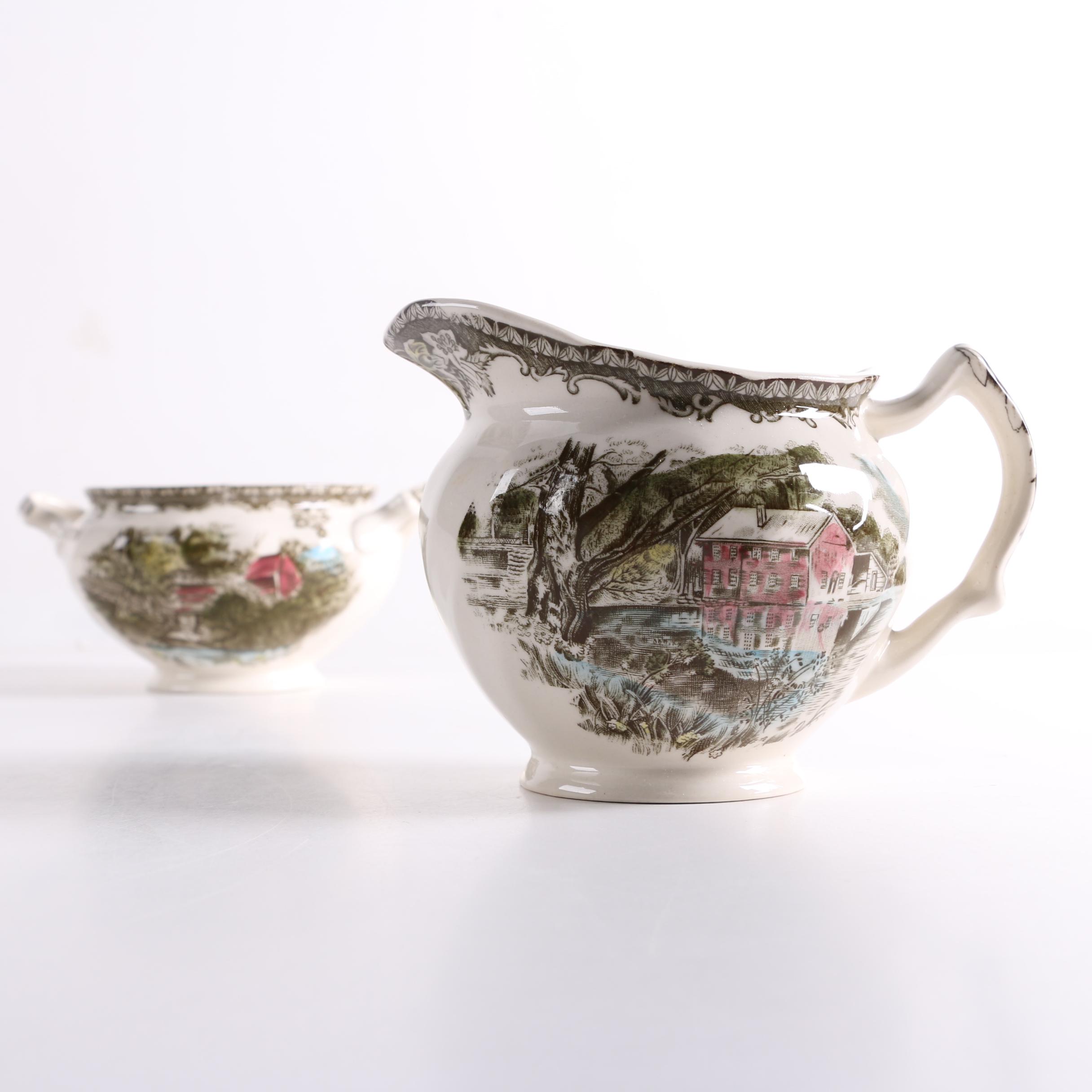Johnson Brothers "Friendly Village" Earthenware Serveware