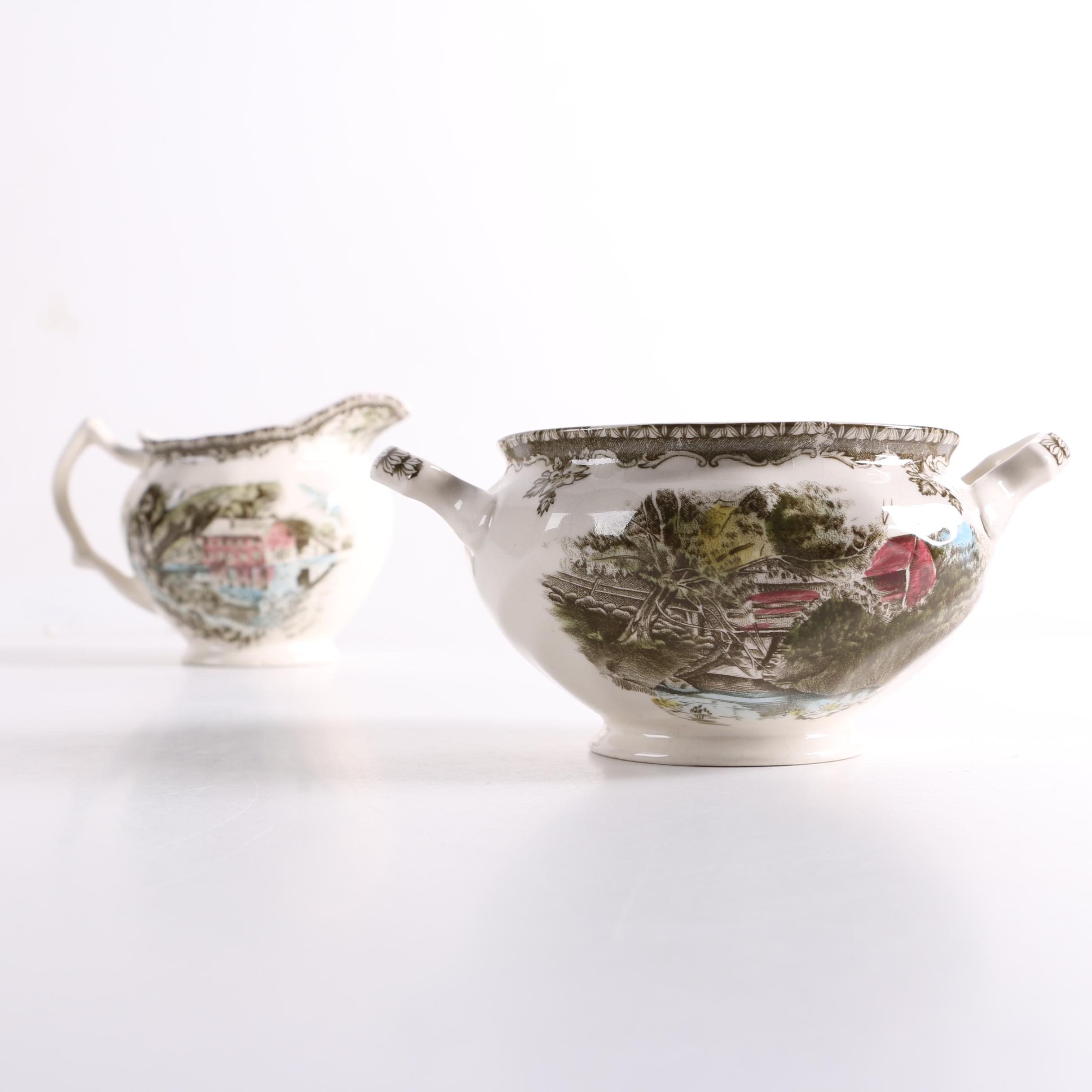 Johnson Brothers "Friendly Village" Earthenware Serveware