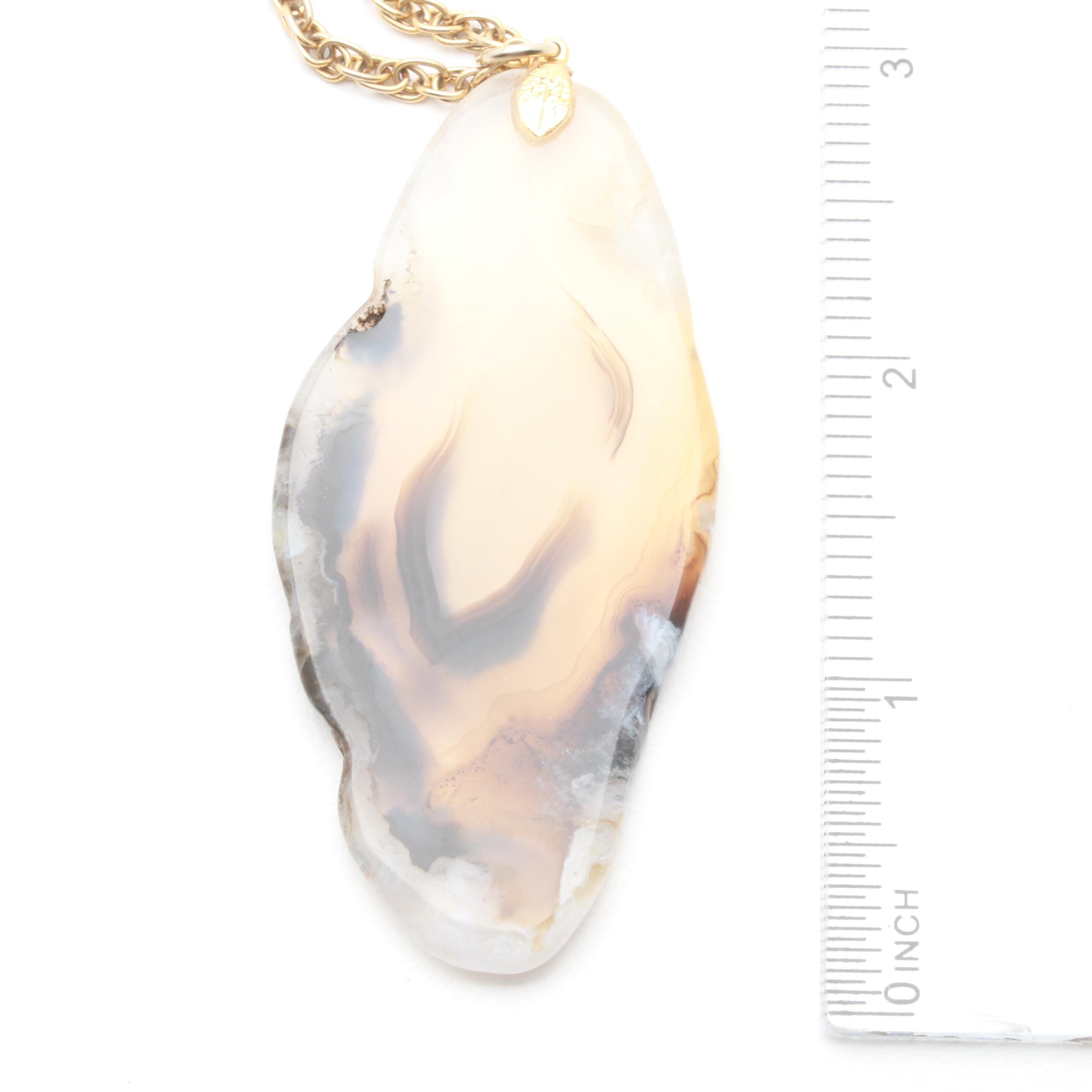 Jewelry Assortment Including Sterling Silver, Agate, Jasper, and Glass