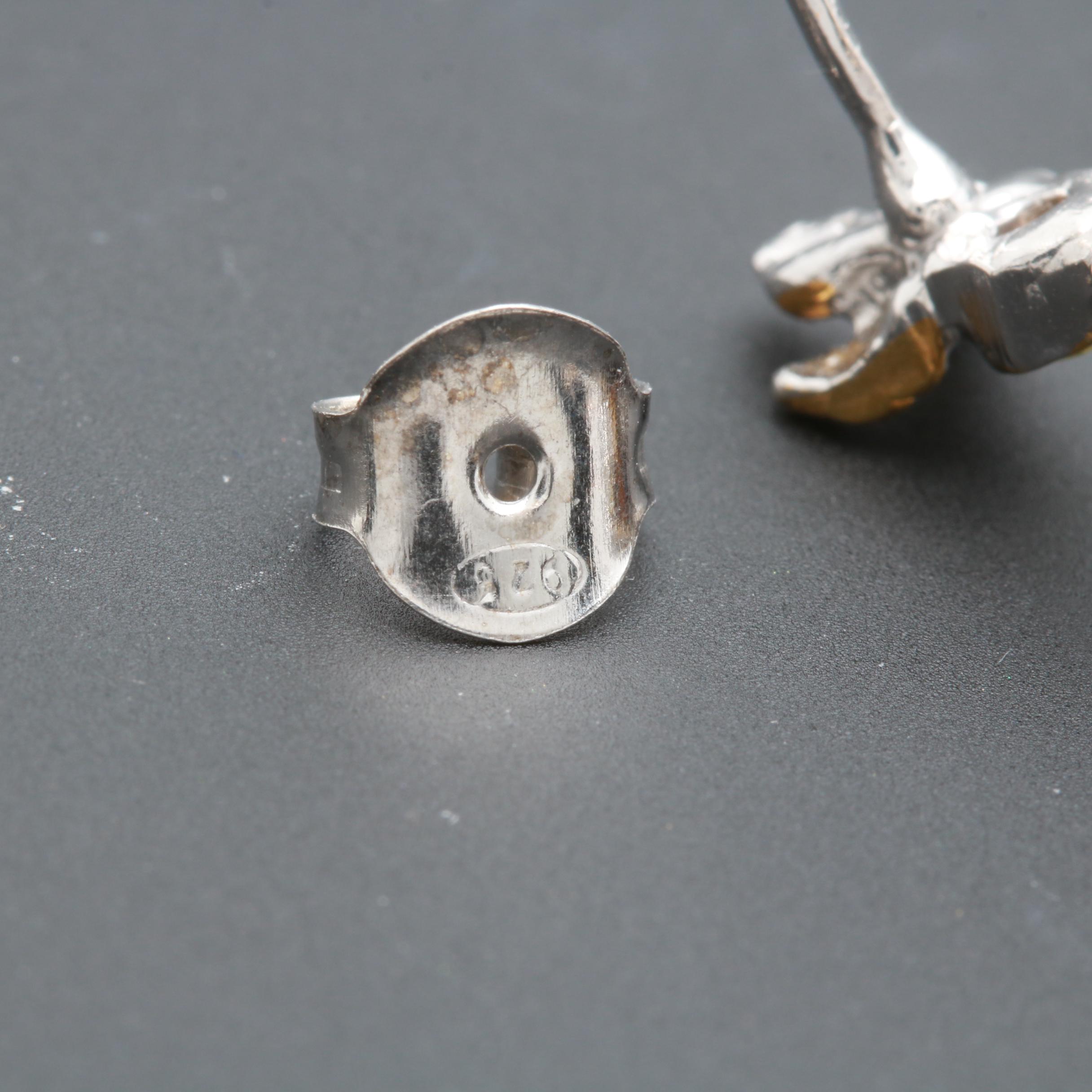 Sterling Silver Cultured Pearl, Garnet and Peridot Ring and Earrings