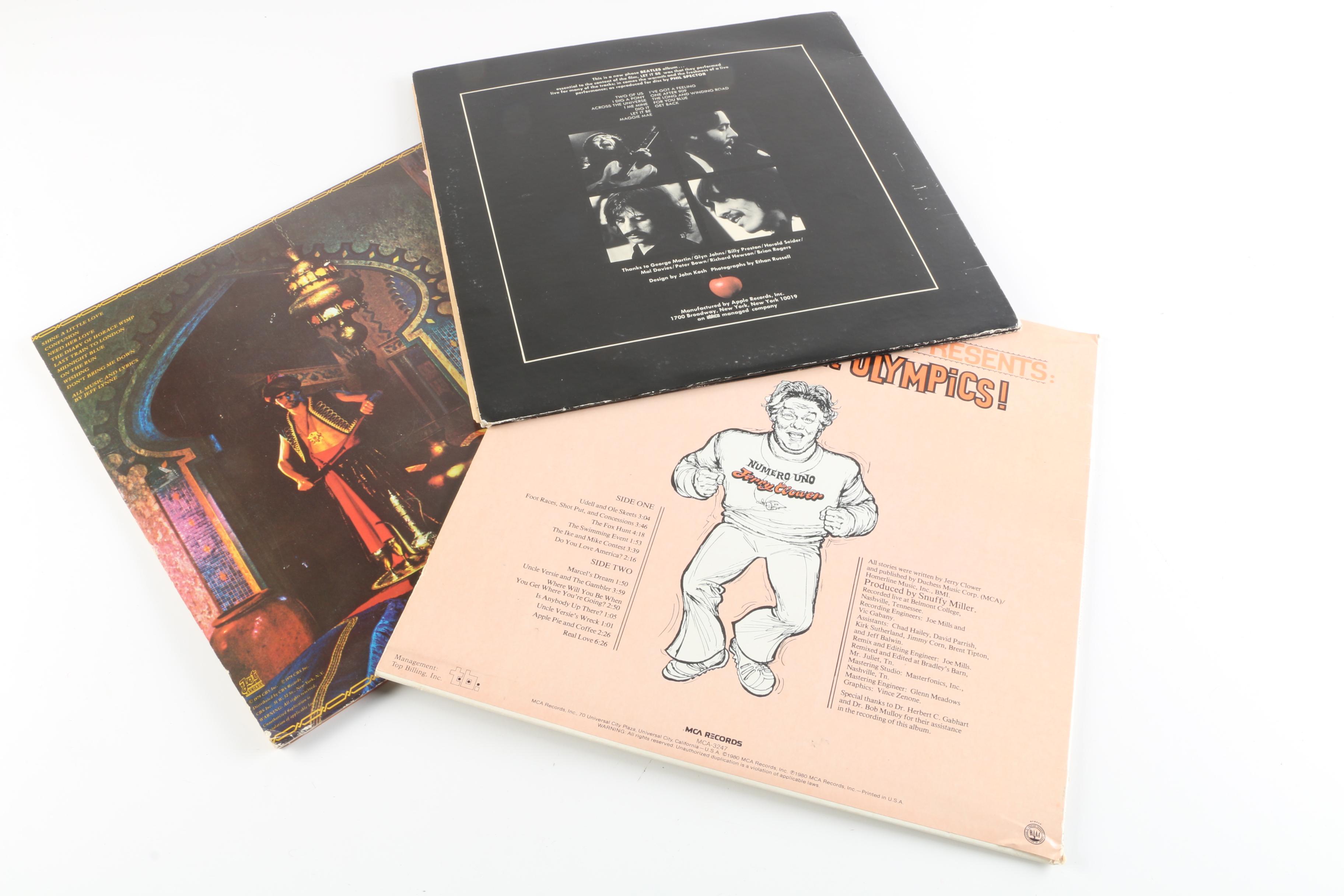 The Beatles "Let It Be", ELO and Jerry Clower Records