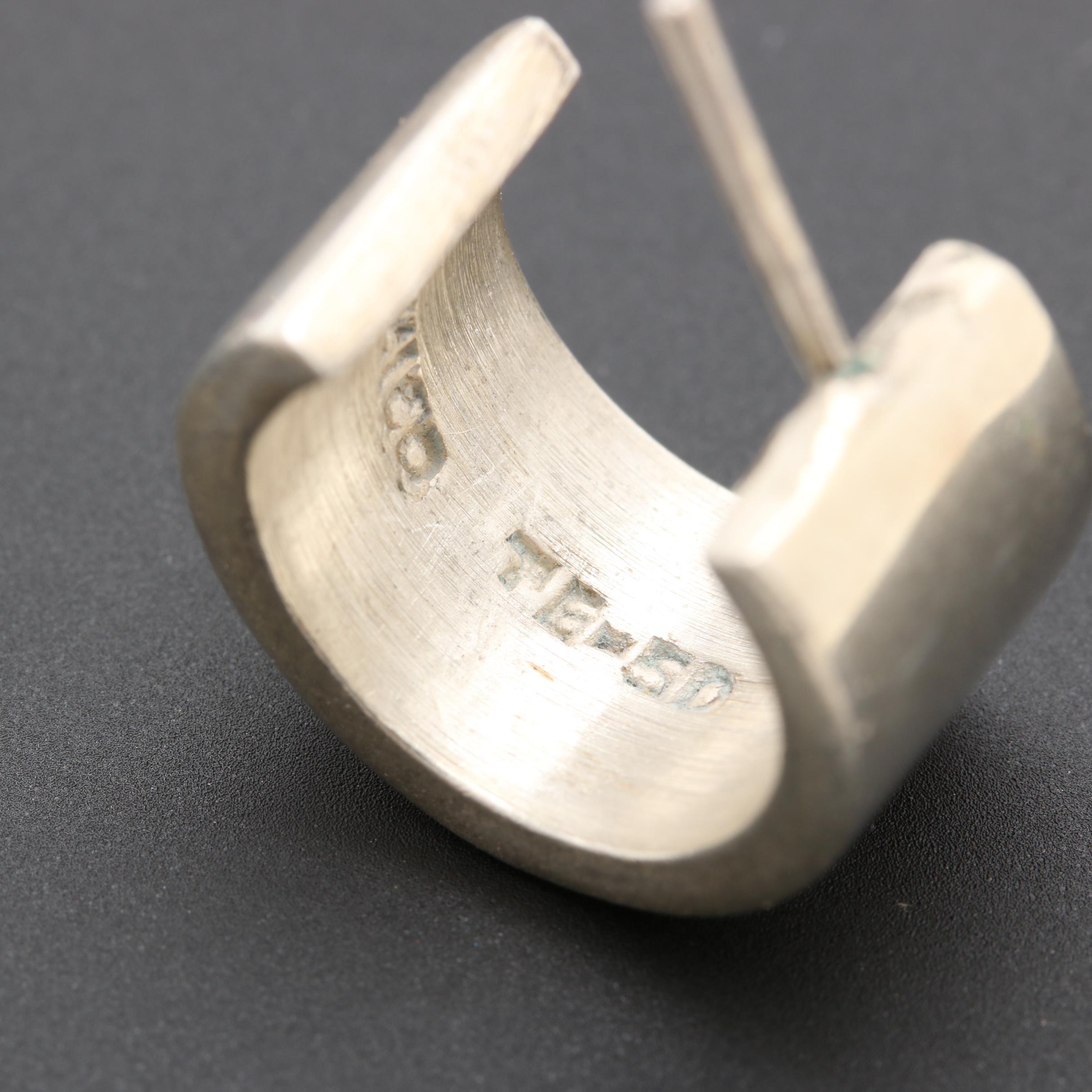 Assortment of Sterling Silver Southwestern Style and Mexican Earrings and Ring