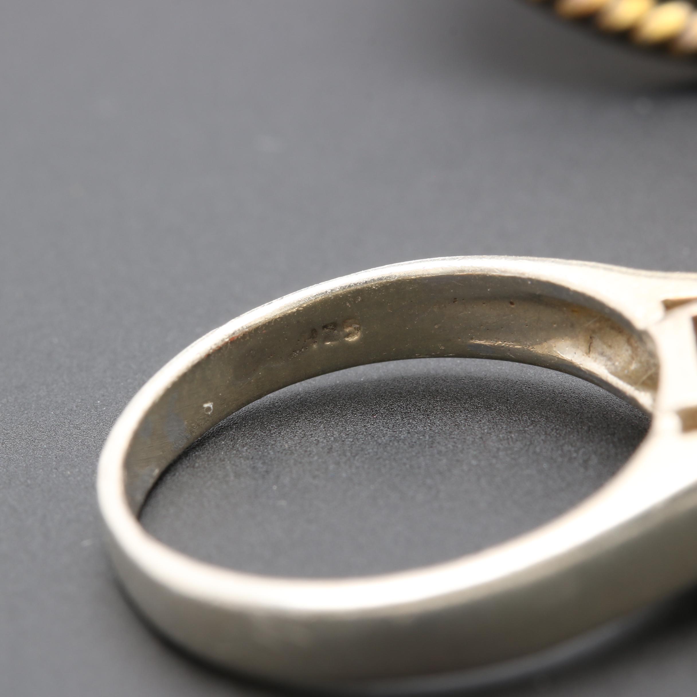 Assortment of Sterling Silver Southwestern Style and Mexican Earrings and Ring