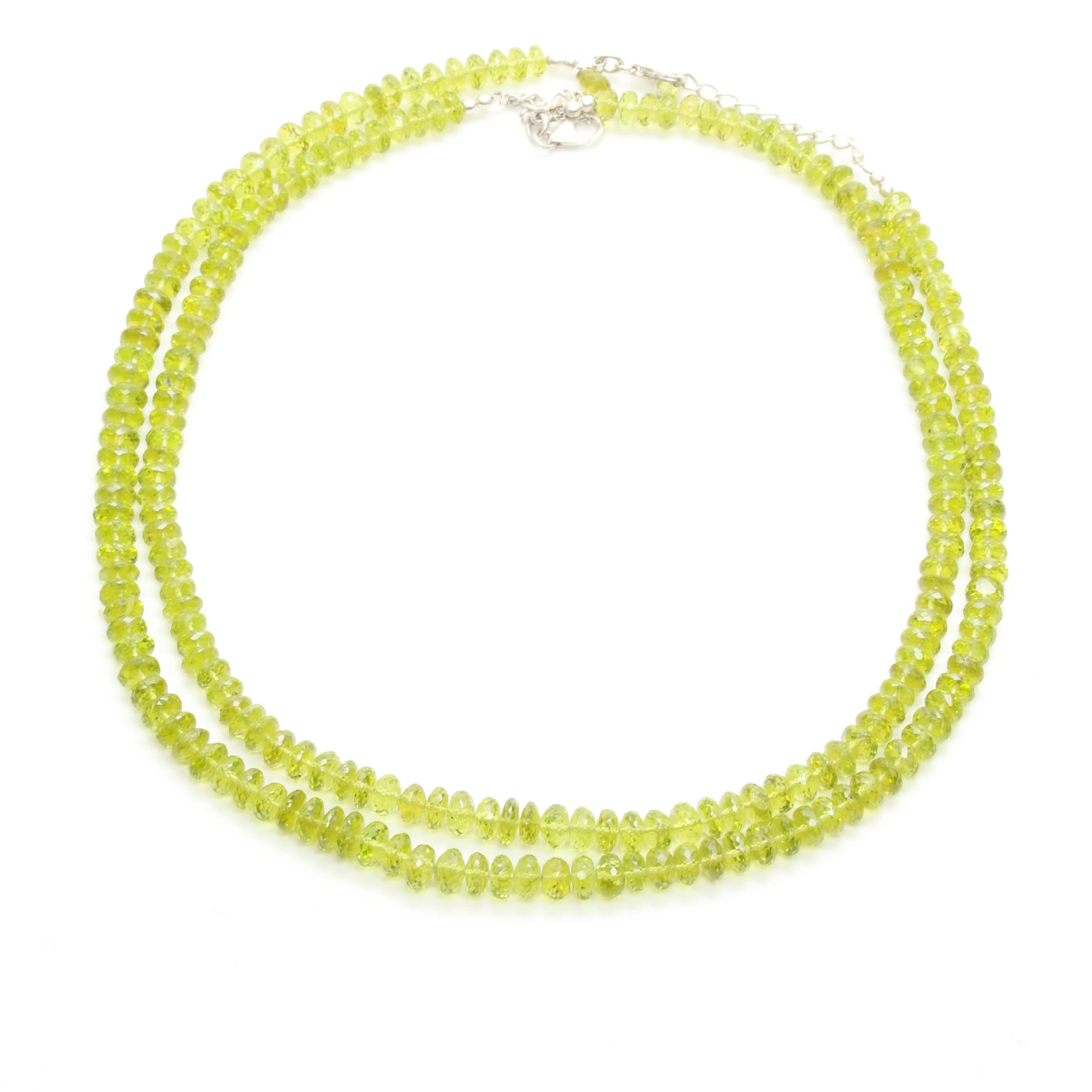 Sterling Silver Peridot Necklaces