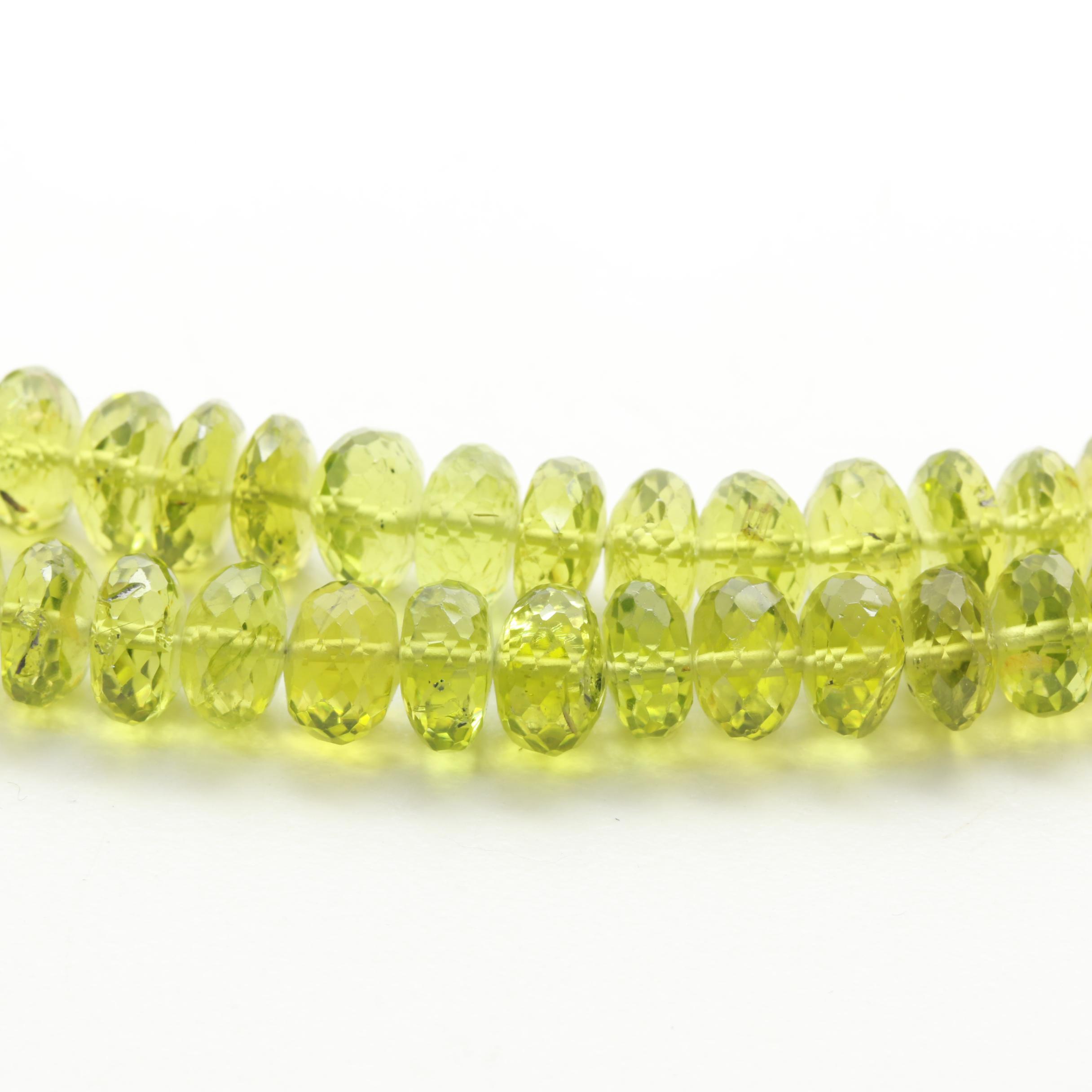 Sterling Silver Peridot Necklaces