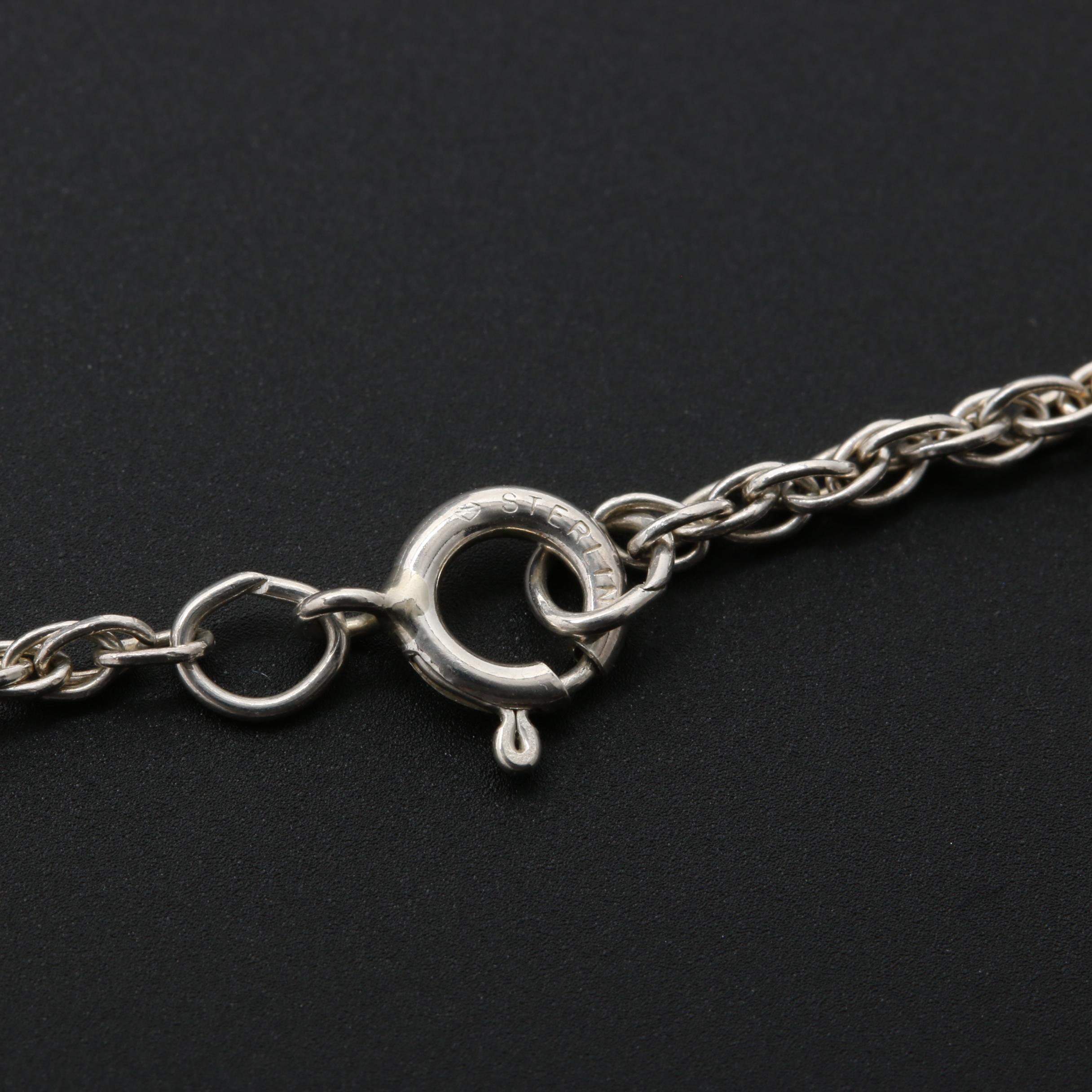 Sterling Silver Necklaces and Earrings Including Black Onyx and Abalone