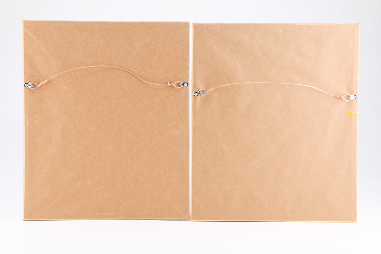 Pair of Original Circa 1950s Advertisements for Hunter & Schenley Whiskeys