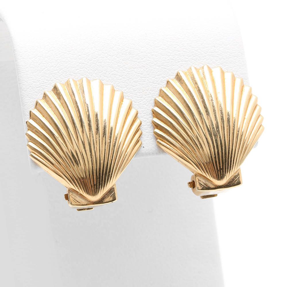 14K Yellow Gold Earrings
