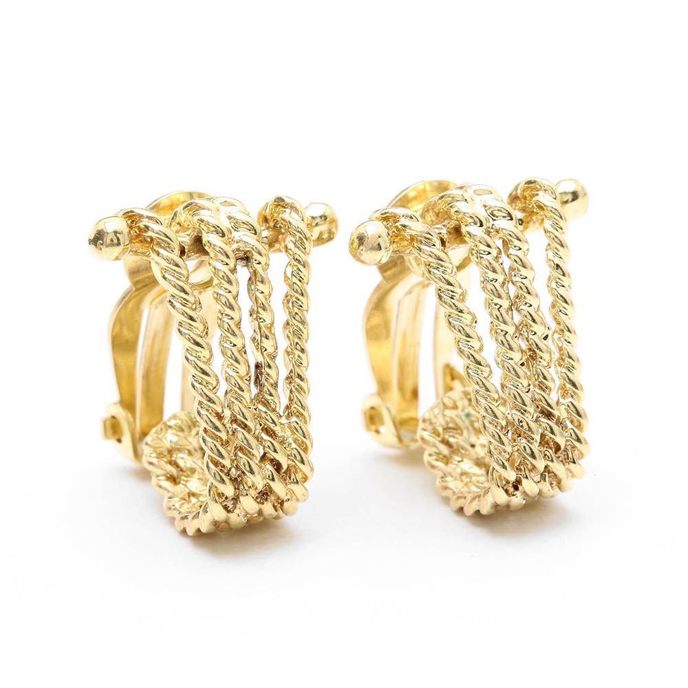 14K Yellow Gold Earrings