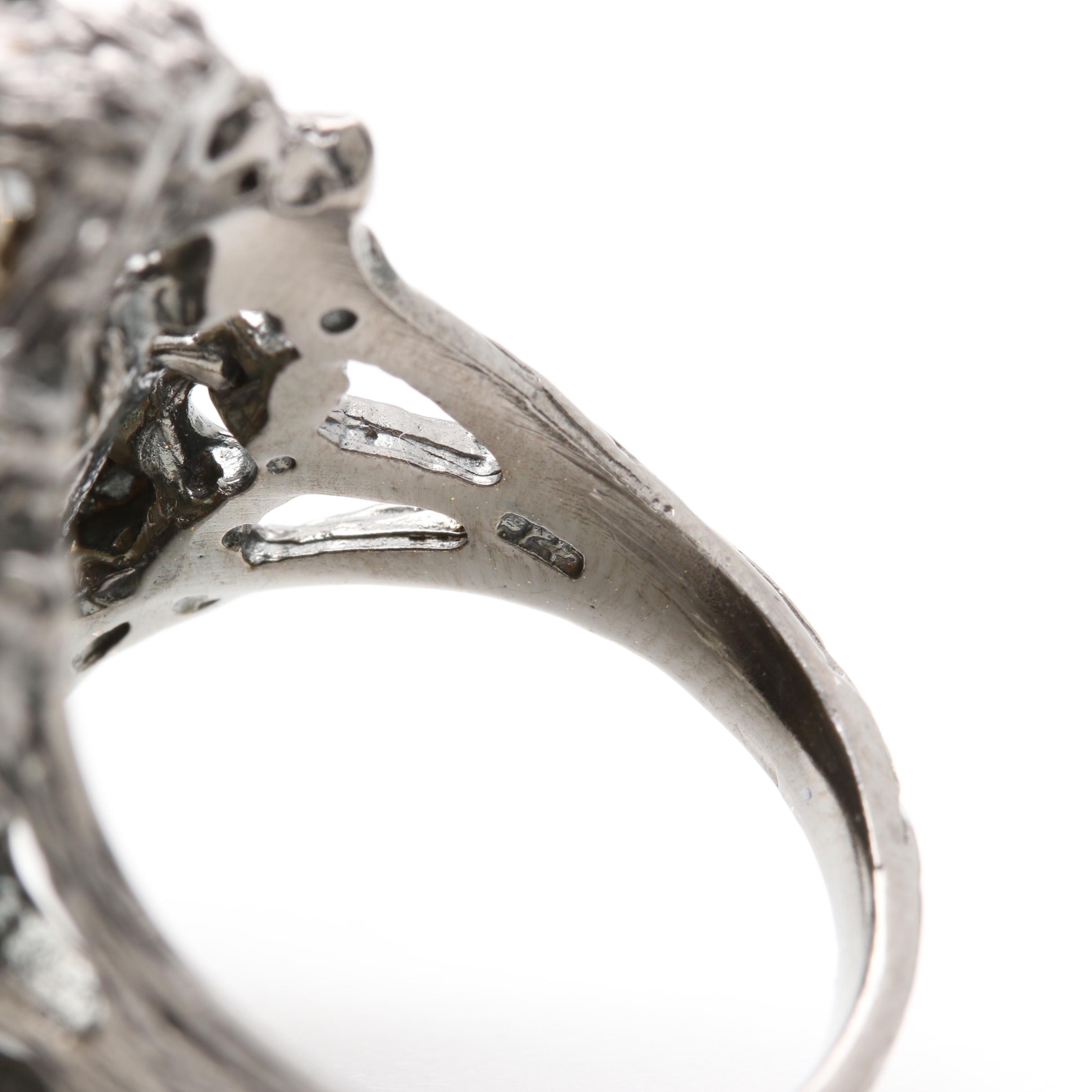 Sterling Silver Cultured Pearl, Tourmaline and Sapphire Ring and Pendant