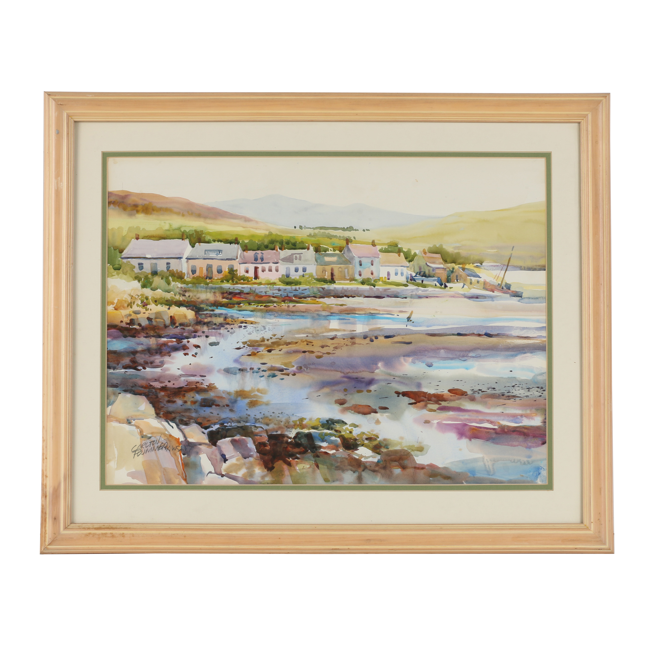 Carlton Plummer Watercolor Painting