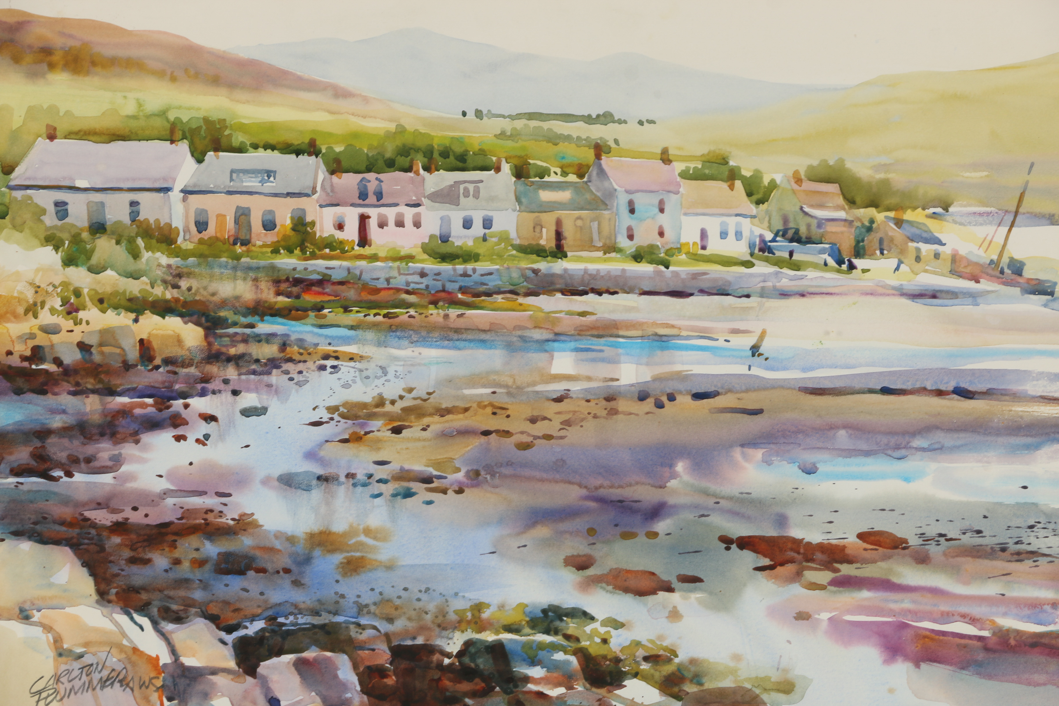 Carlton Plummer Watercolor Painting