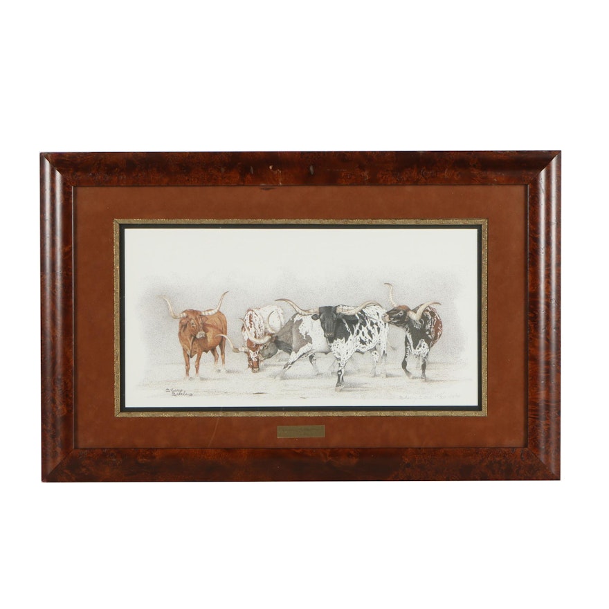 Sherry Steele Limited Edition Offset Lithograph "Legends of the West"