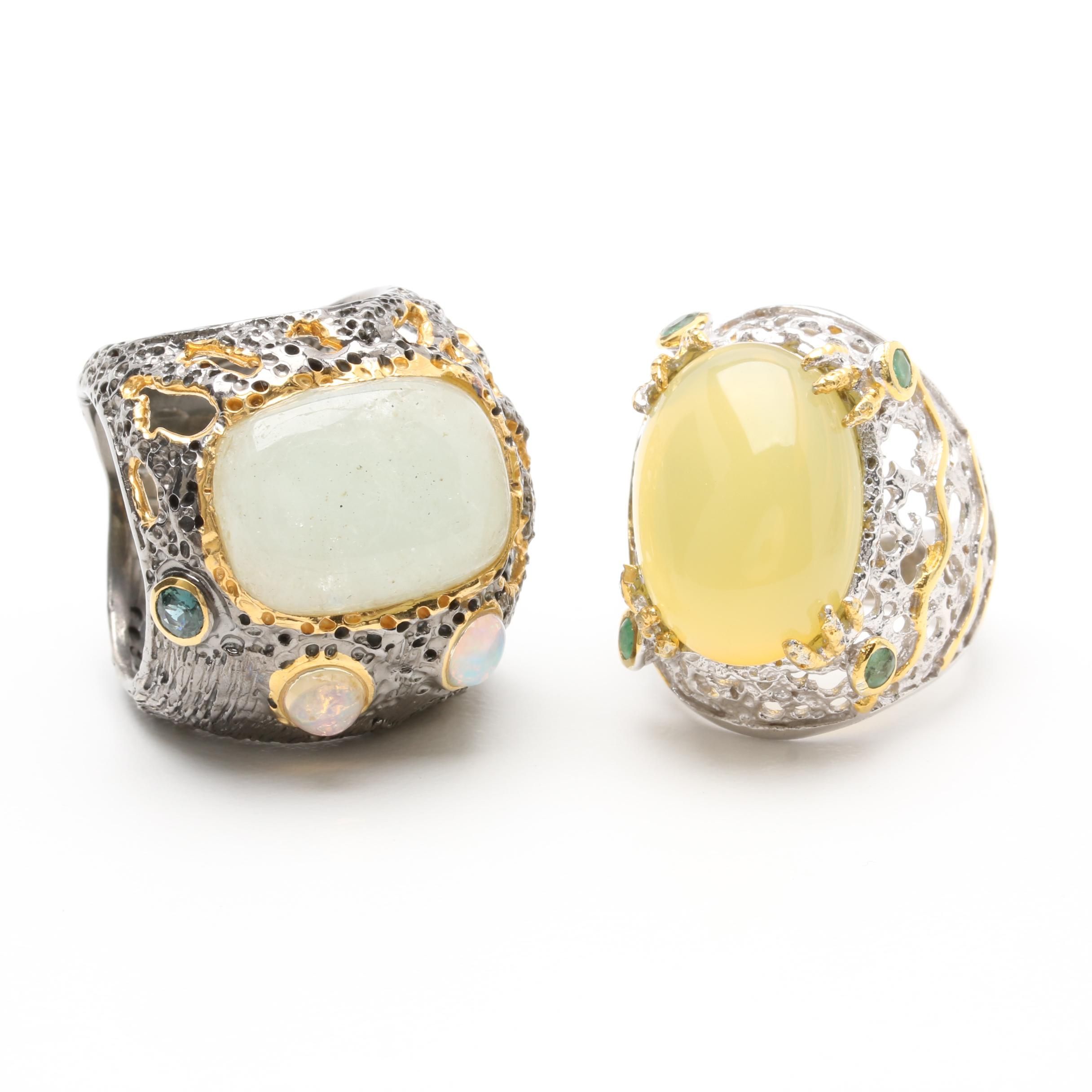 Sterling Silver Gemstone Rings