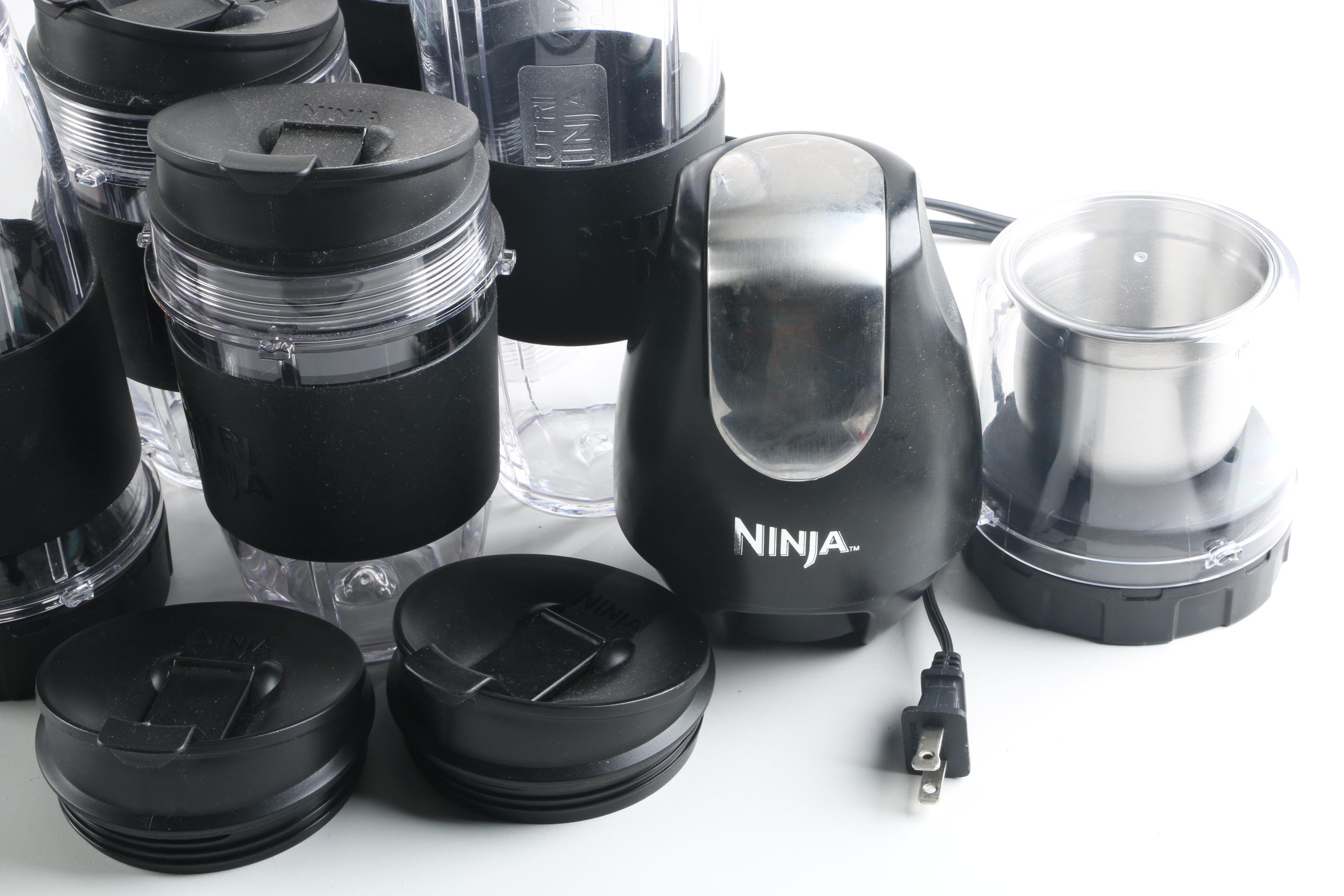 NutriNinja Mixer and Attachments and Bottles