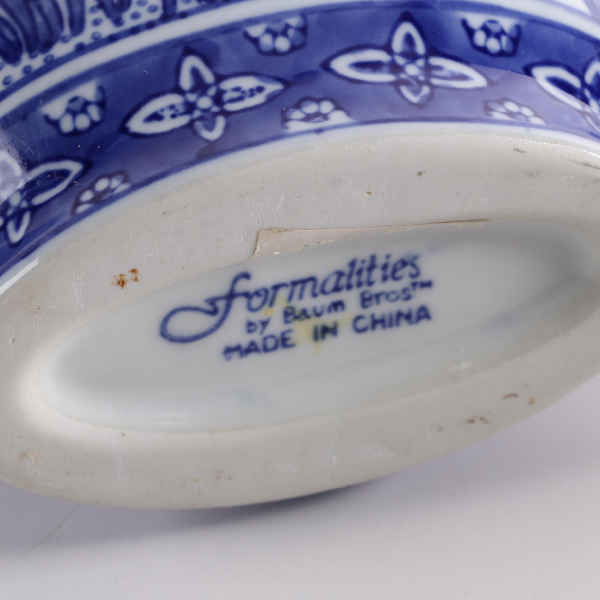 Chinese Baum Bros. "Formalities" Bottle Shaped Porcelain Vases