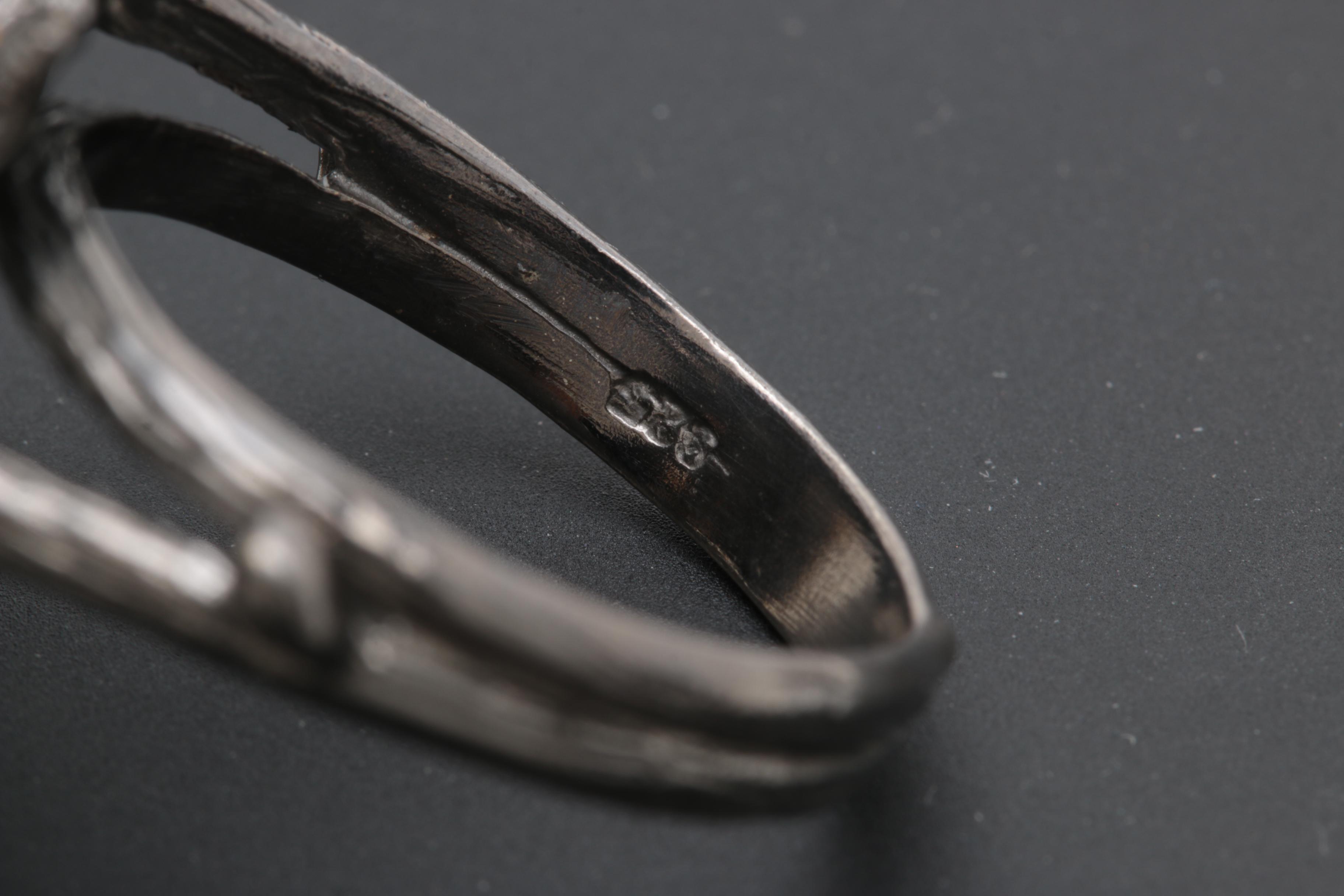 Sterling Silver Cultured Pearl and Peridot Ring