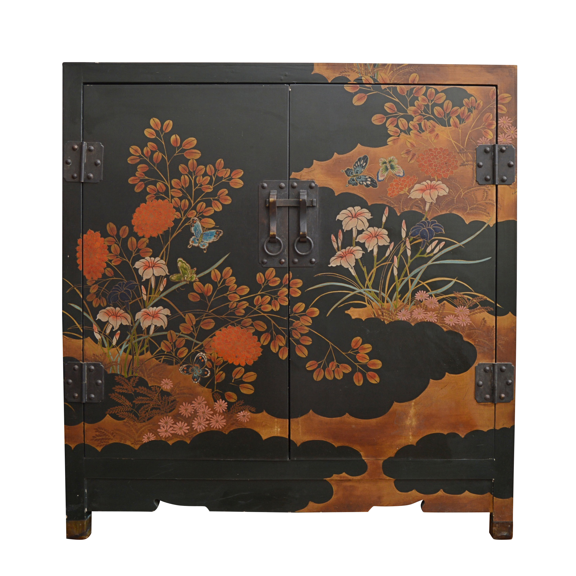 Vintage Japanese Lacquerware Cabinet