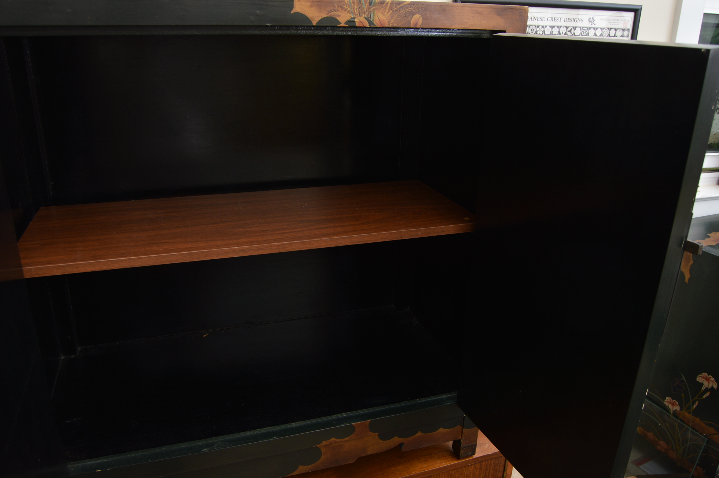 Vintage Japanese Lacquerware Cabinet