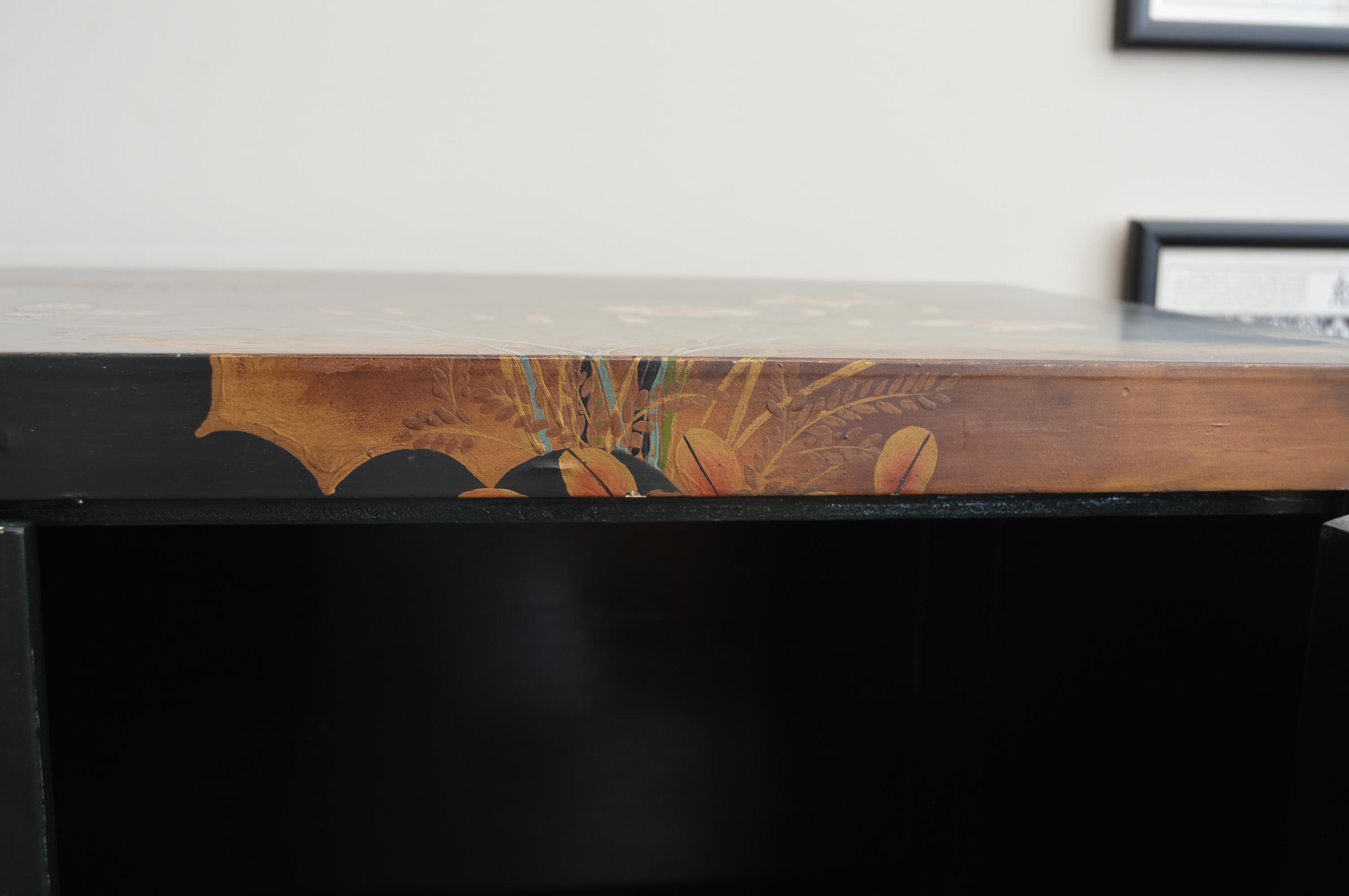 Vintage Japanese Lacquerware Cabinet