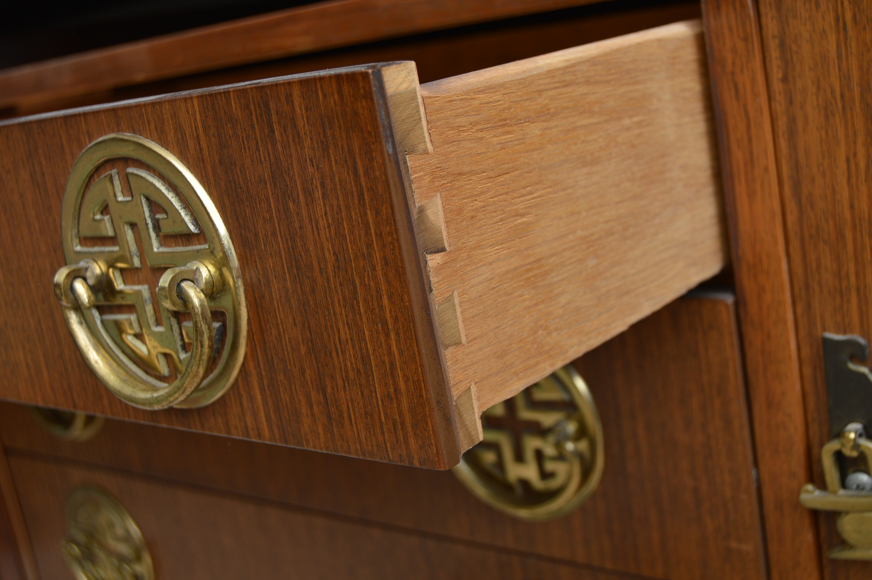 Chinese Style Teak Wood Cabinet