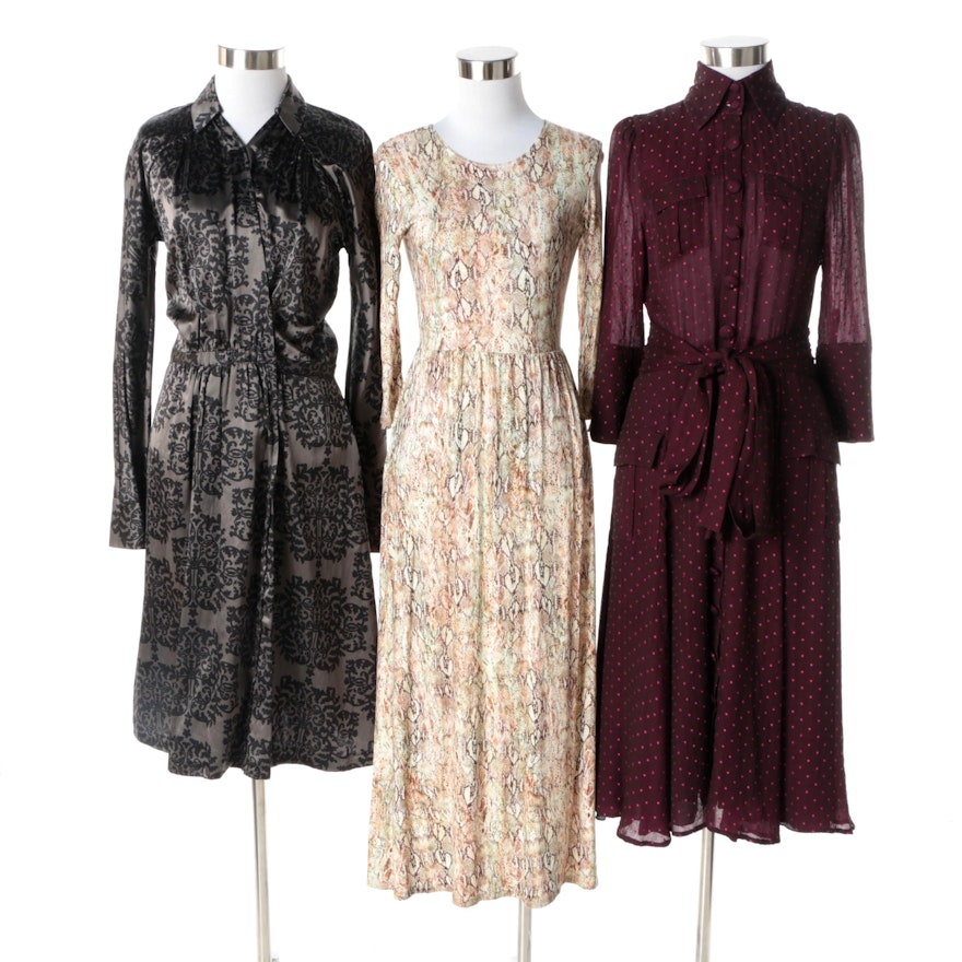 Women's Long Sleeve Dresses Including Diane von Furstenberg