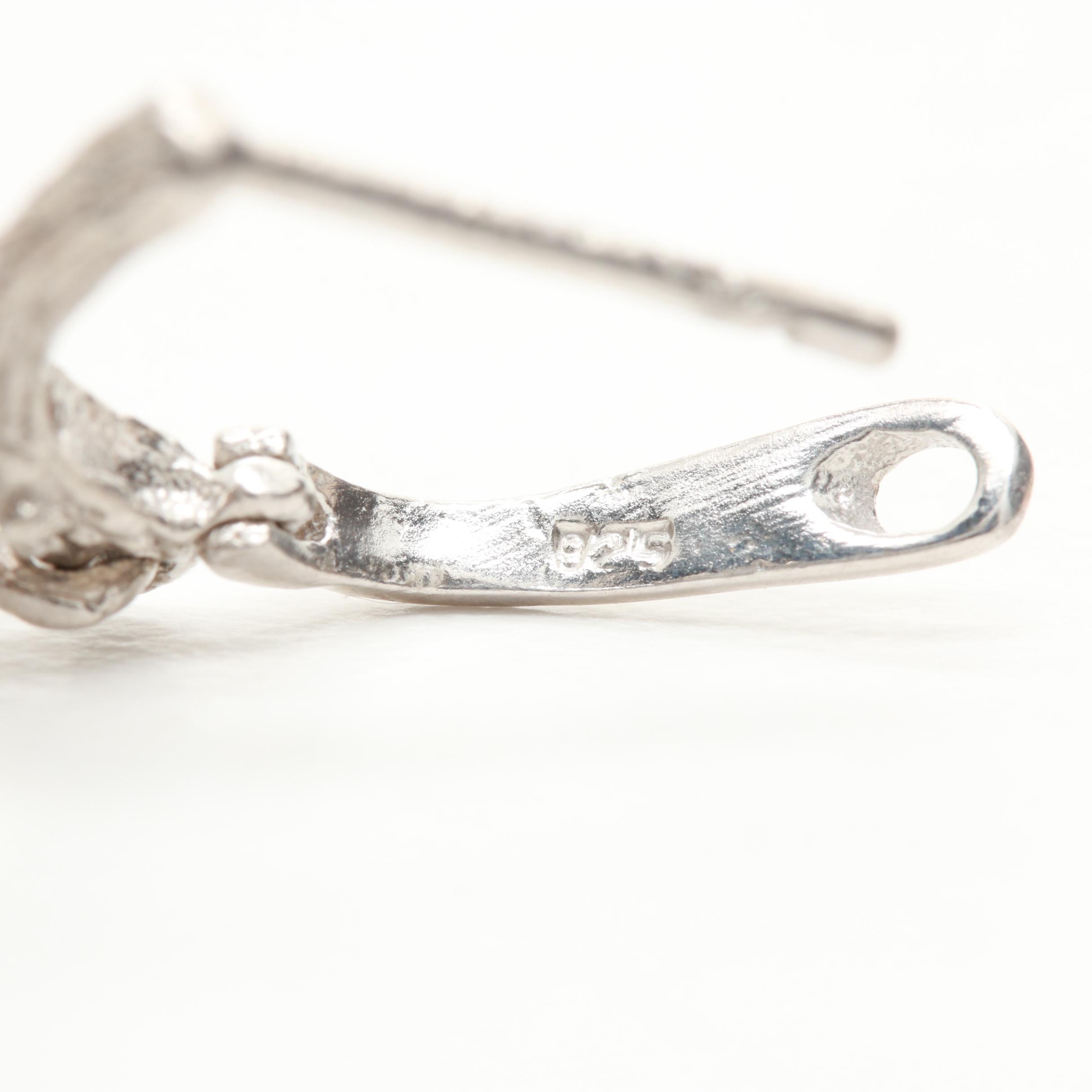 Sterling Silver Rose Quartz, Peridot, and Garnet Drop Earrings