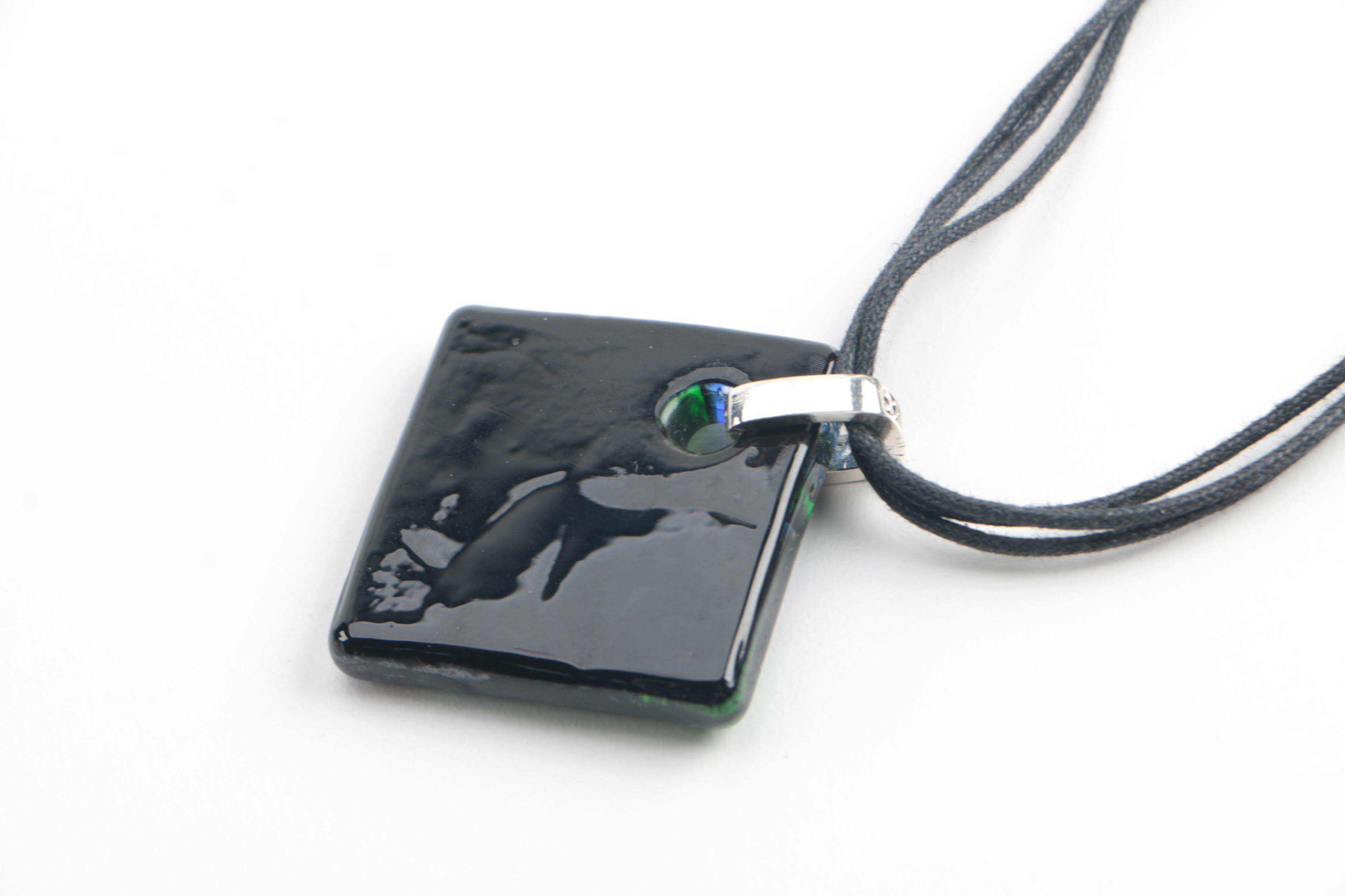 Dichroic Glass Pendant and Necklace Assortment