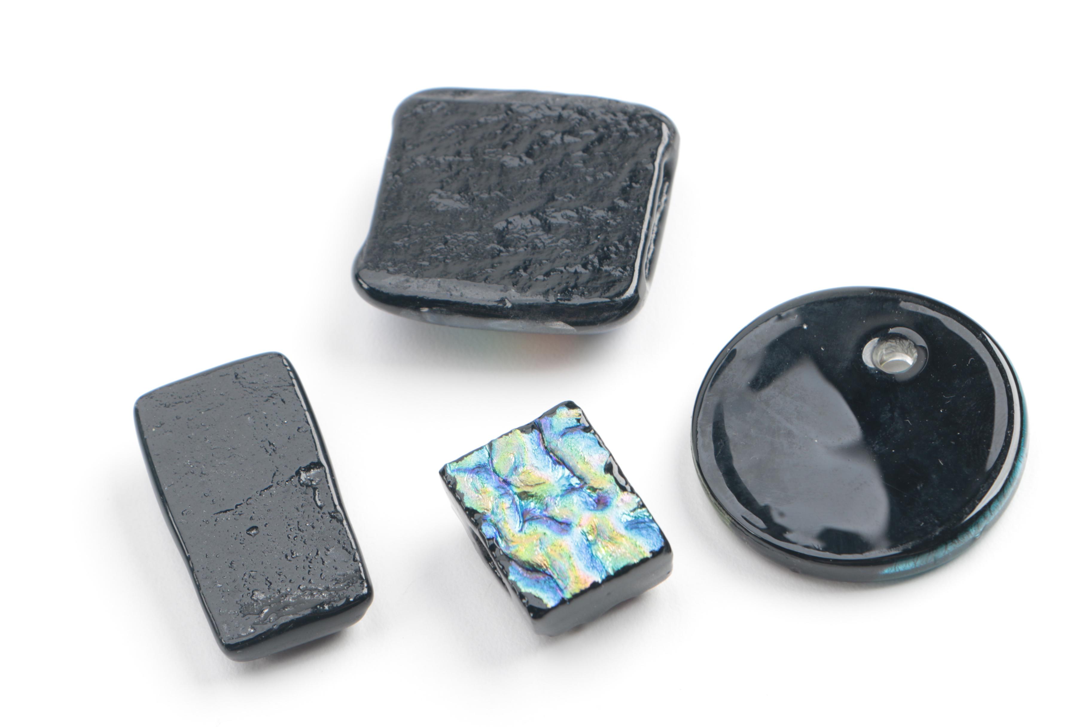 Dichroic Glass Pendant and Necklace Assortment