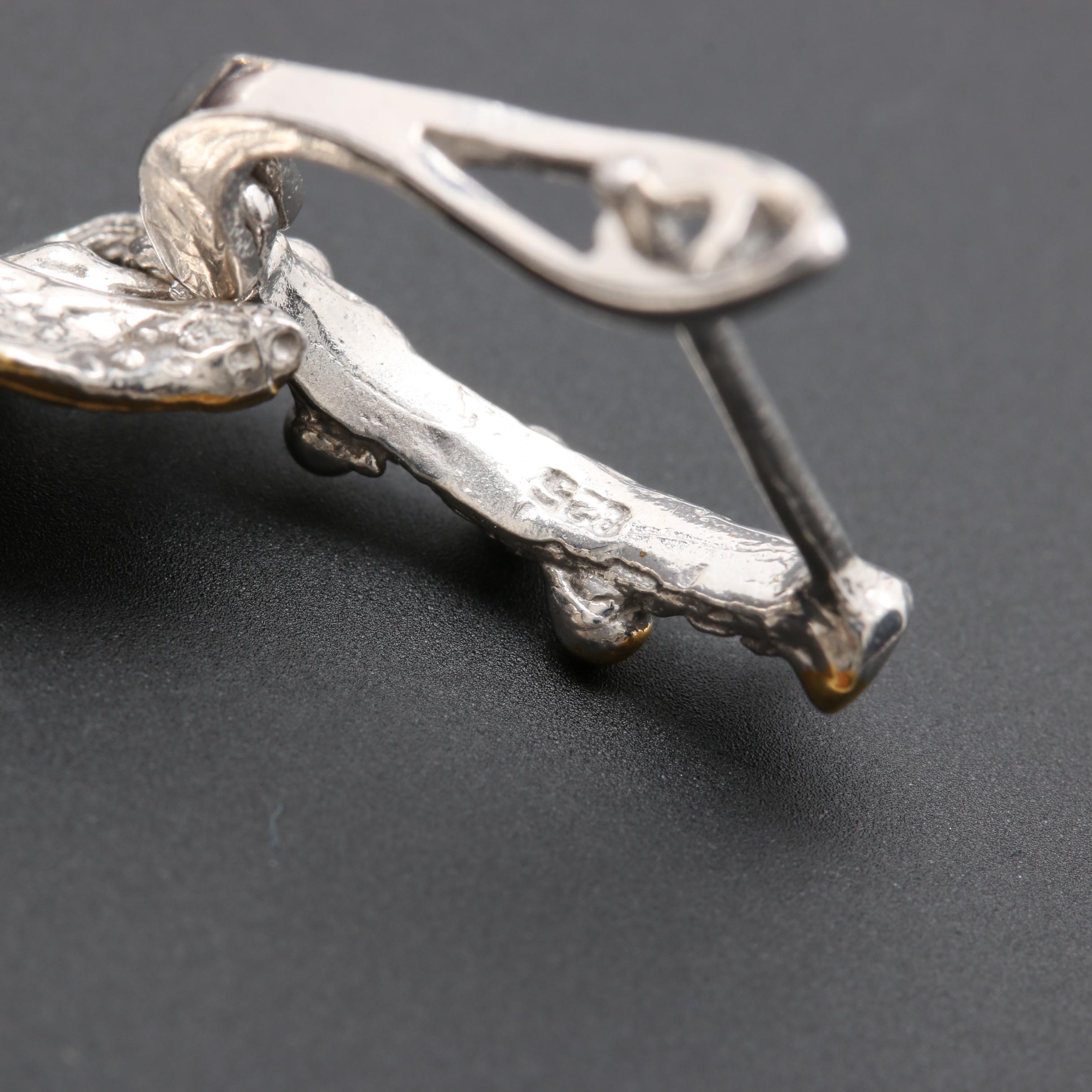 Sterling Silver Cultured Pearl, Peridot, and Garnet Floral Demi Parure