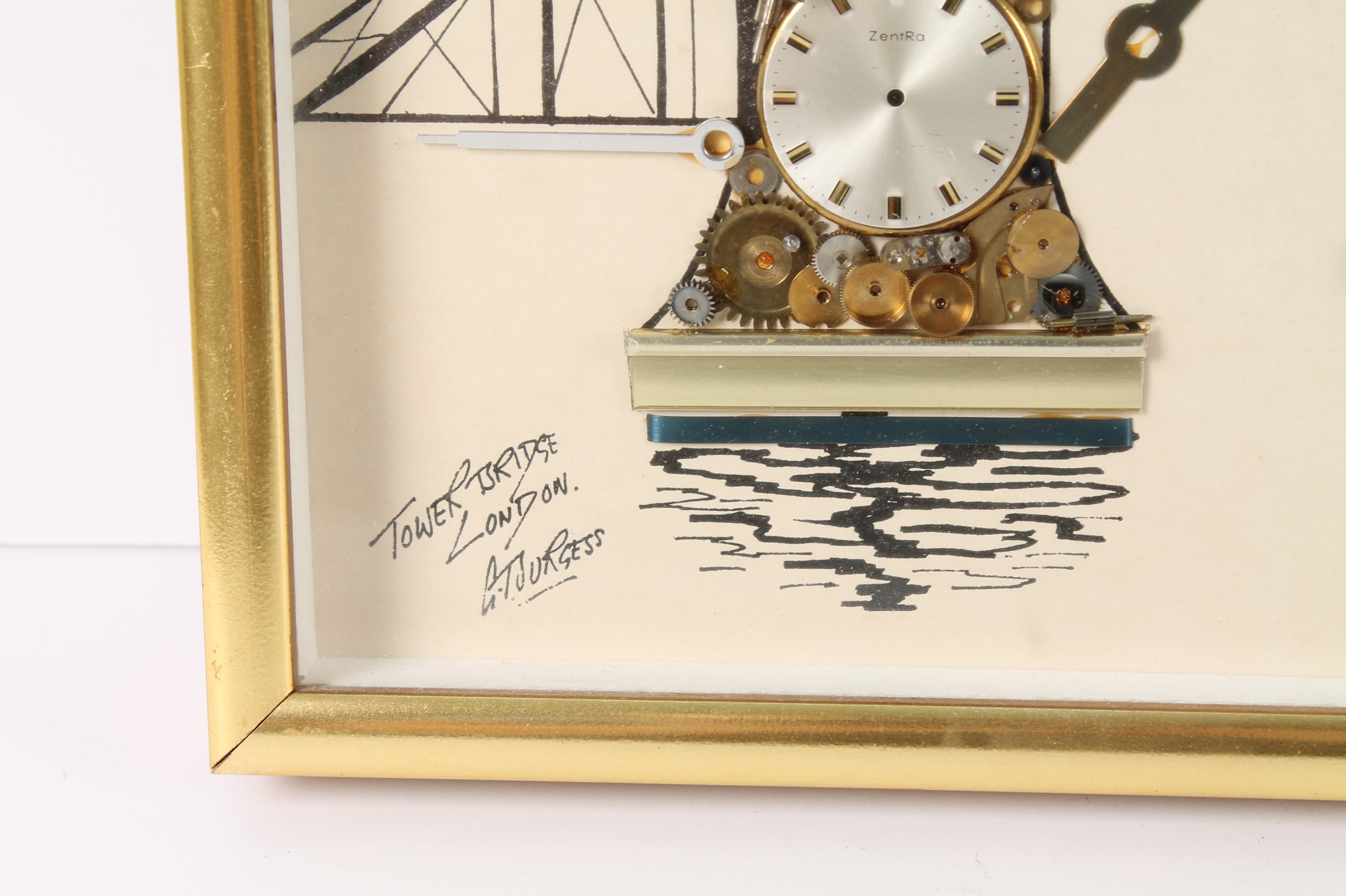 G. Burgess Horological Collages of London Landmarks