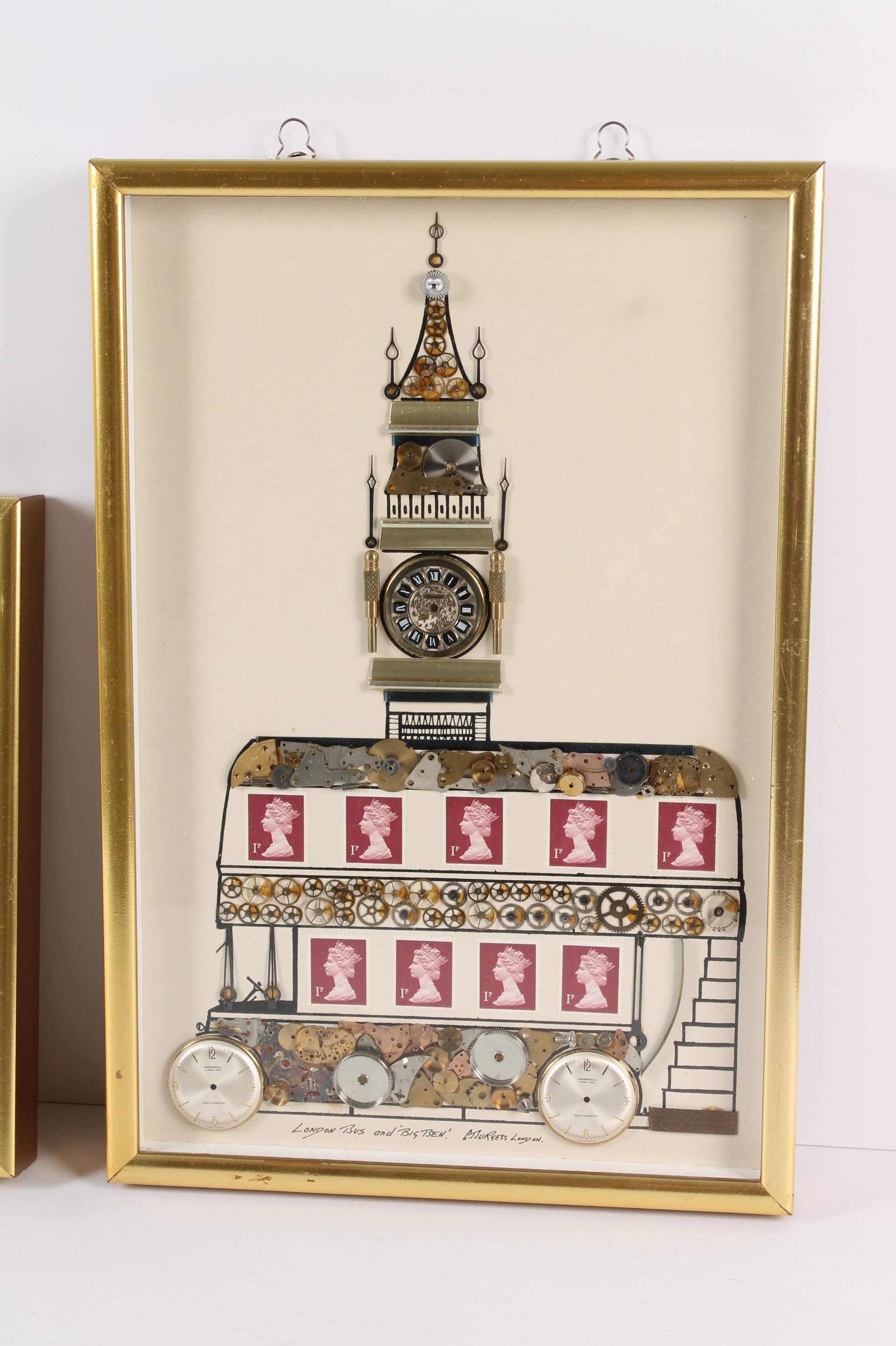 G. Burgess Horological Collages of London Landmarks