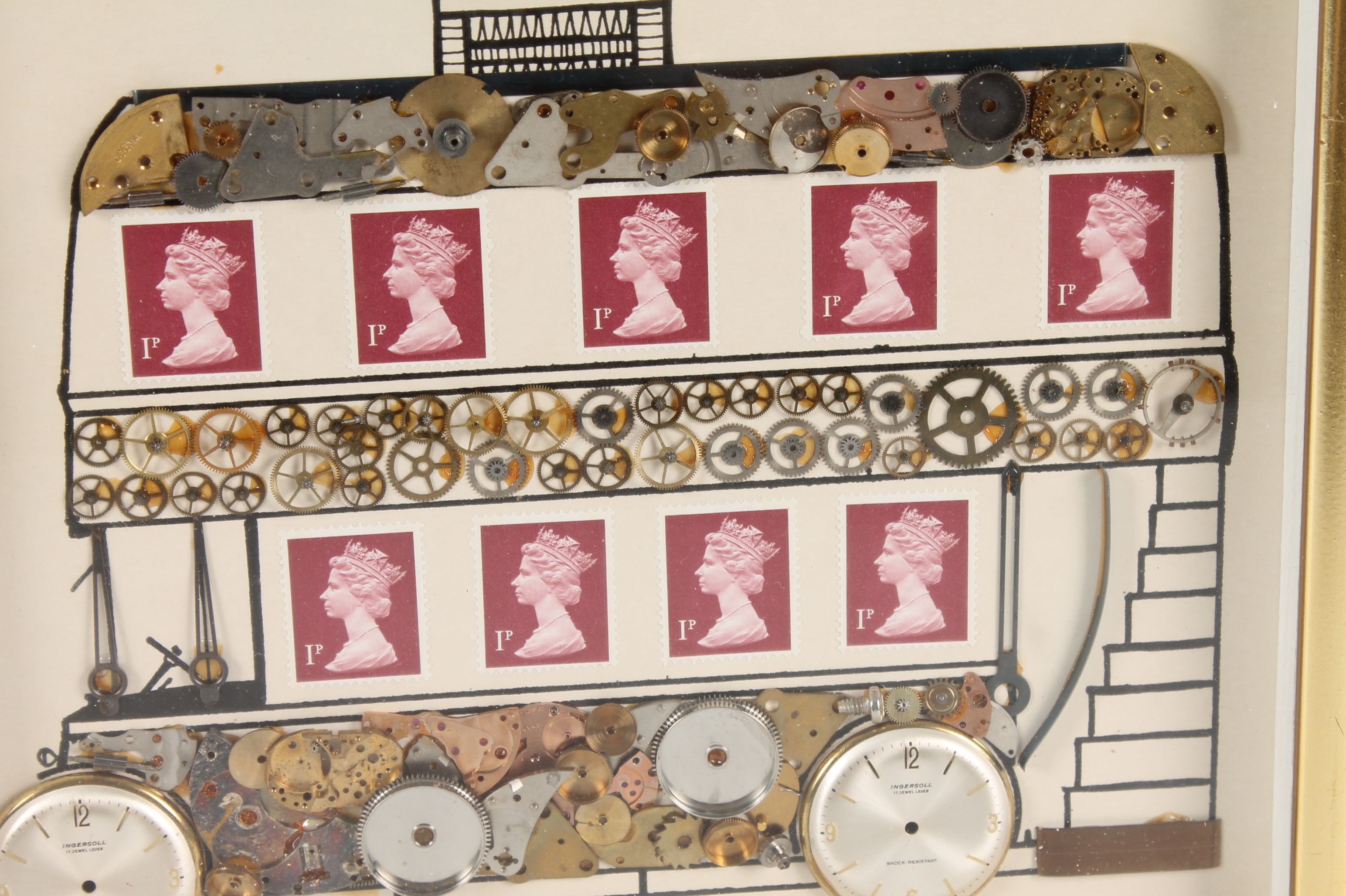 G. Burgess Horological Collages of London Landmarks