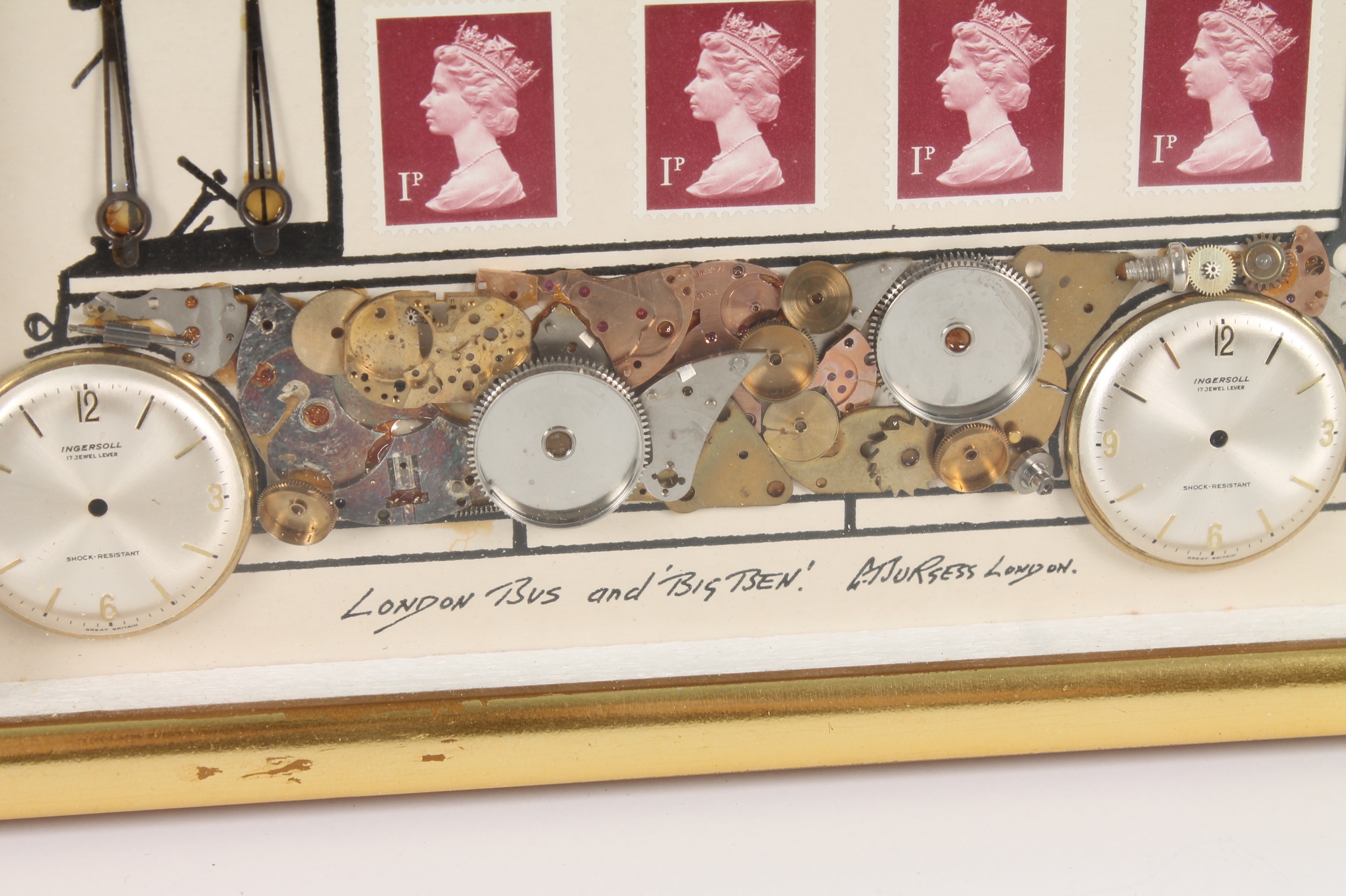 G. Burgess Horological Collages of London Landmarks